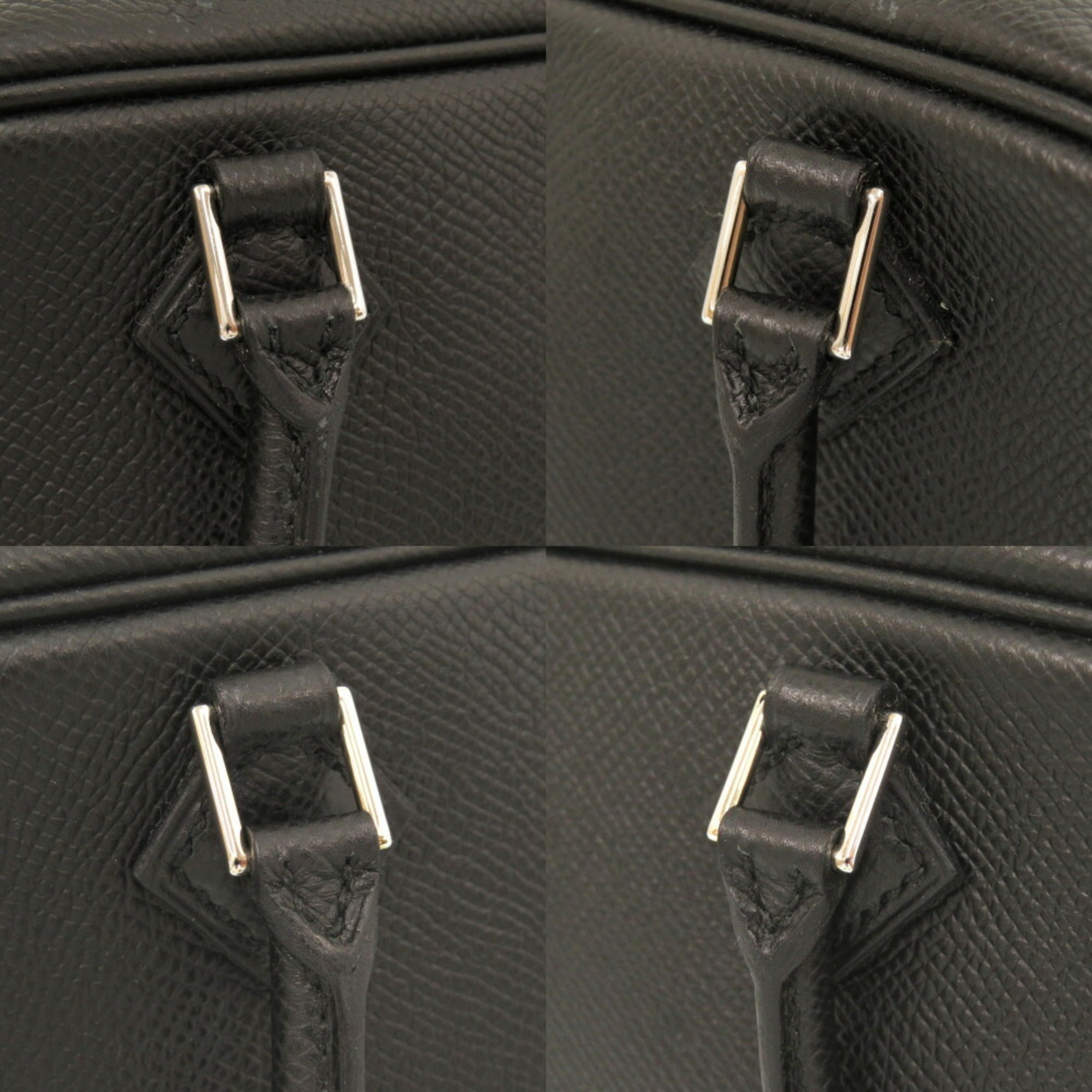 Hermes Black Epsom Leather Handbag (Pre-Owned)