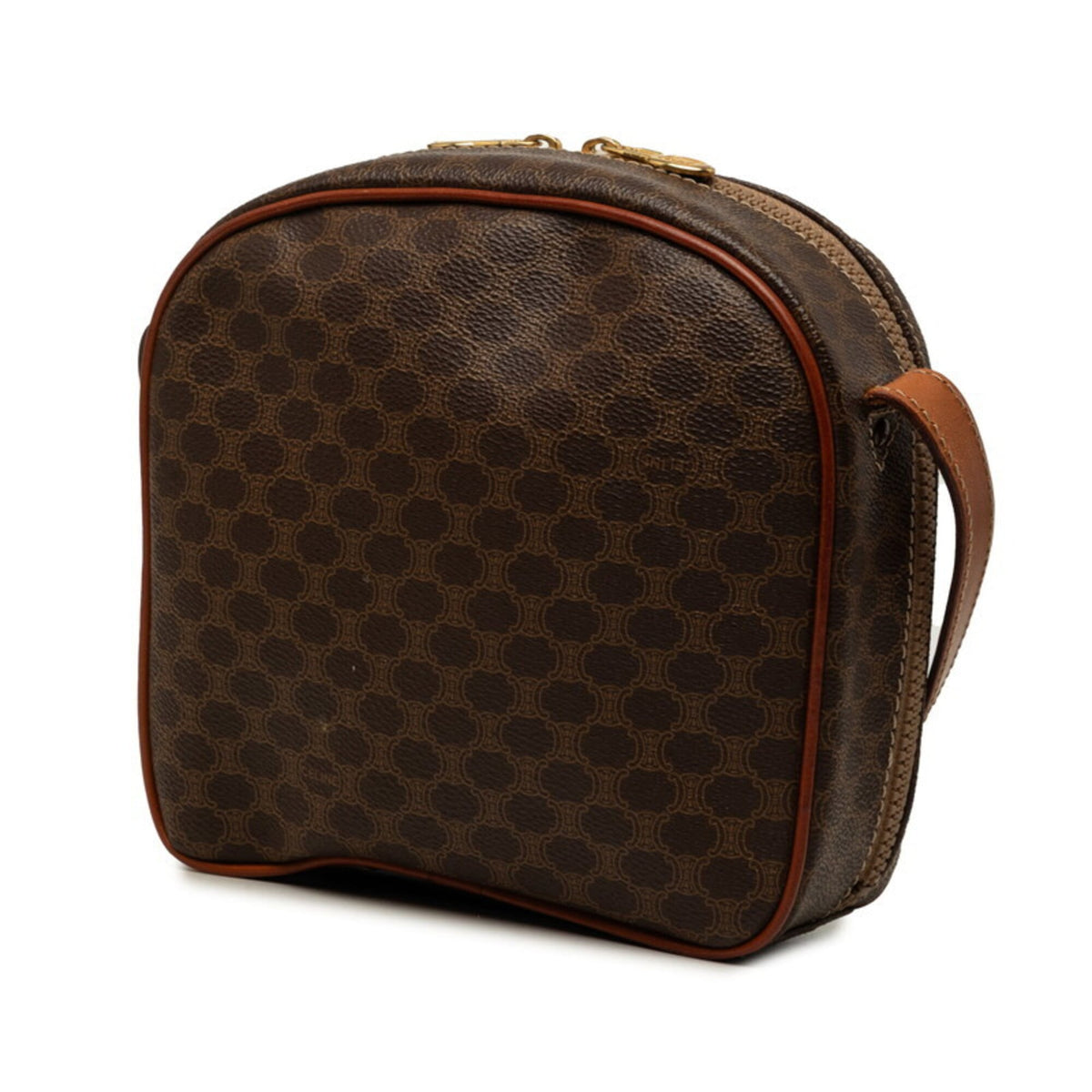 Celine Brown Pvc Leather Shoulder Bag (Pre-Owned)