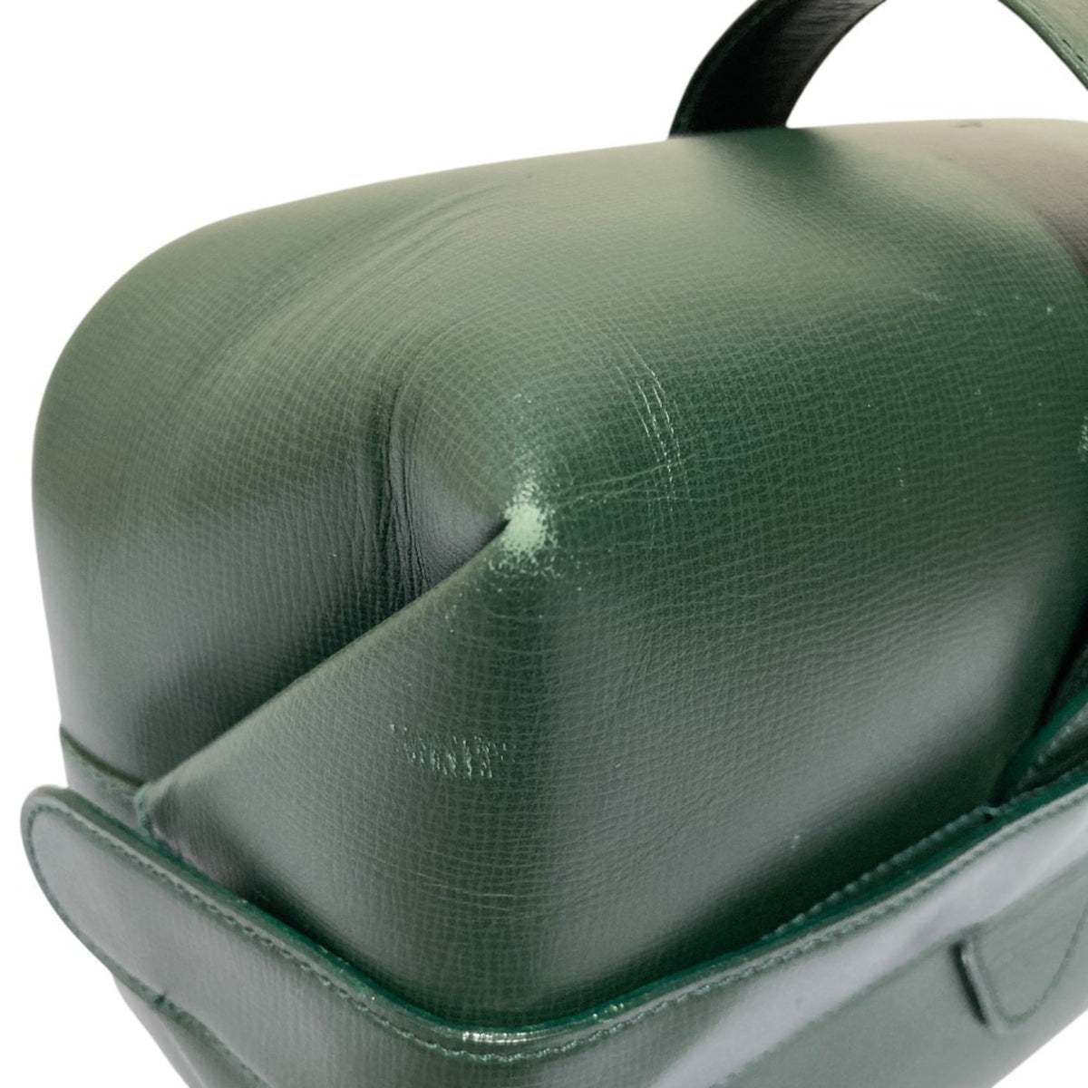 Valextra Green Leather Handbag (Pre-Owned)