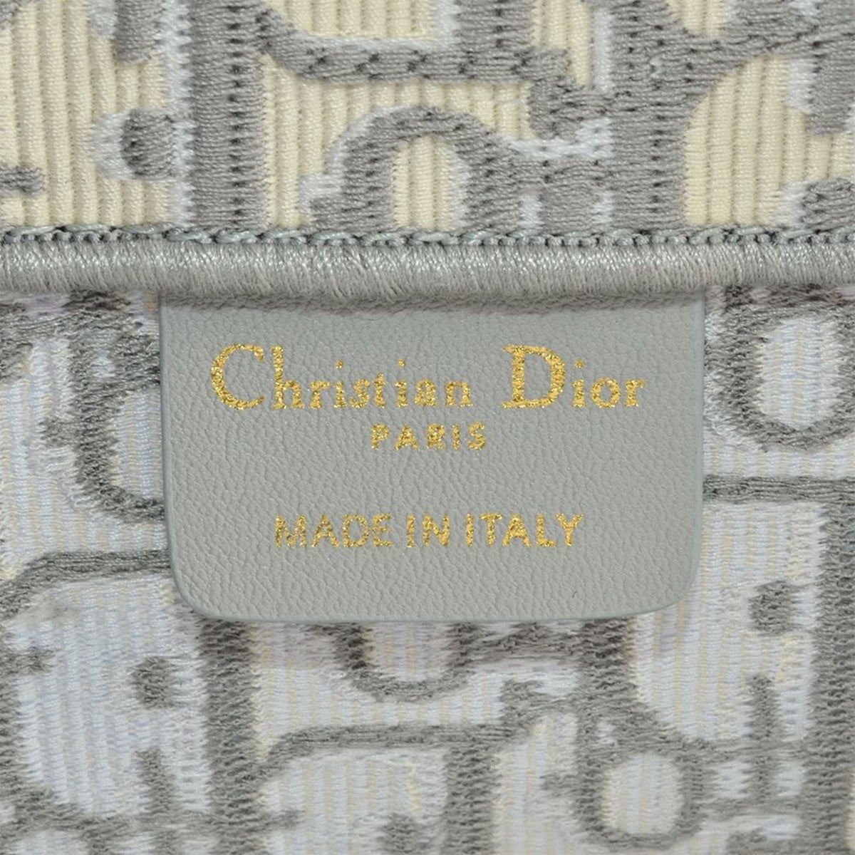 Christian Dior Gray Canvas Tote Bag (Pre-Owned)