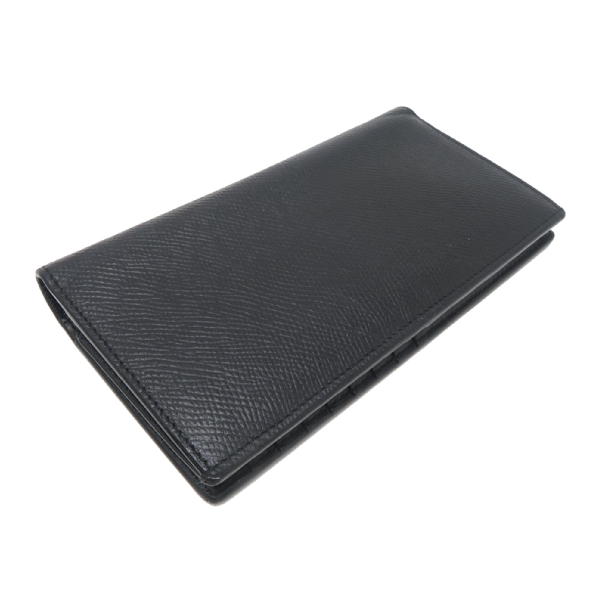 Celine Black Leather Long Wallet (Bi-Fold) (Pre-Owned)