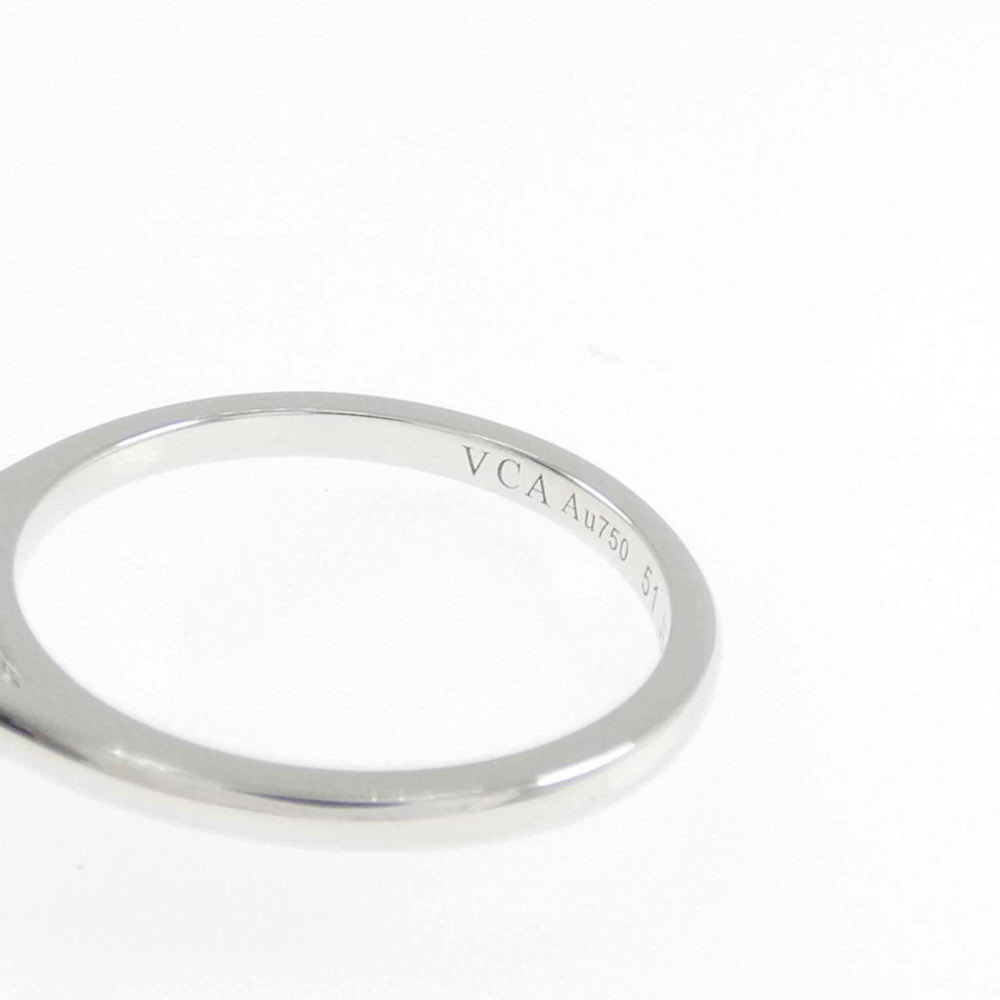 Van Cleef & Arpels White Gold (18K) Band Ring (Pre-Owned)