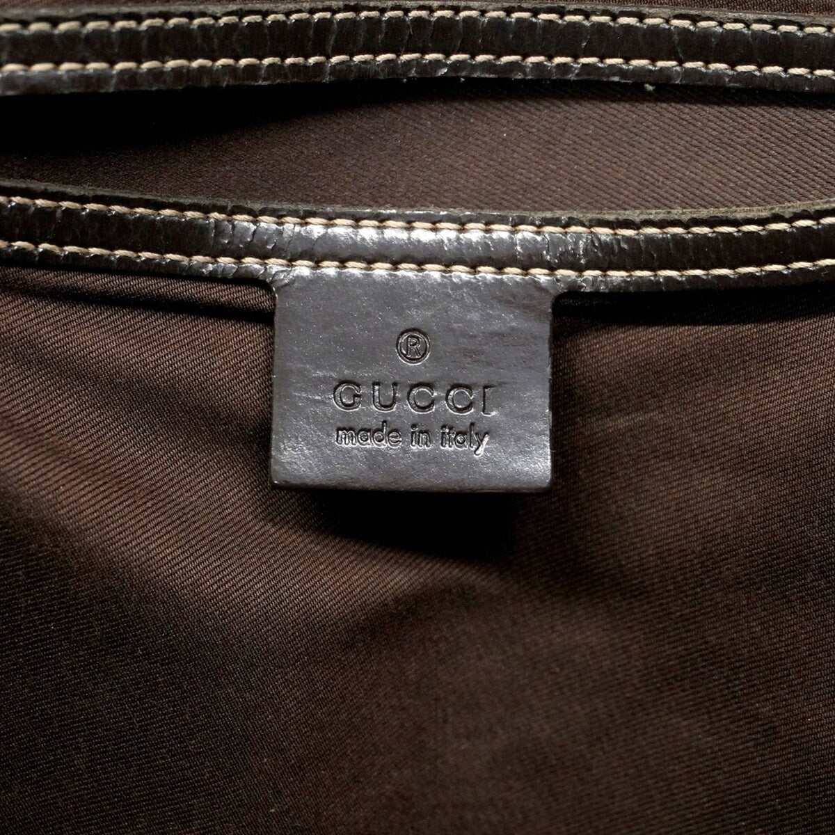 Gucci Brown Pvc Tote Bag (Pre-Owned)