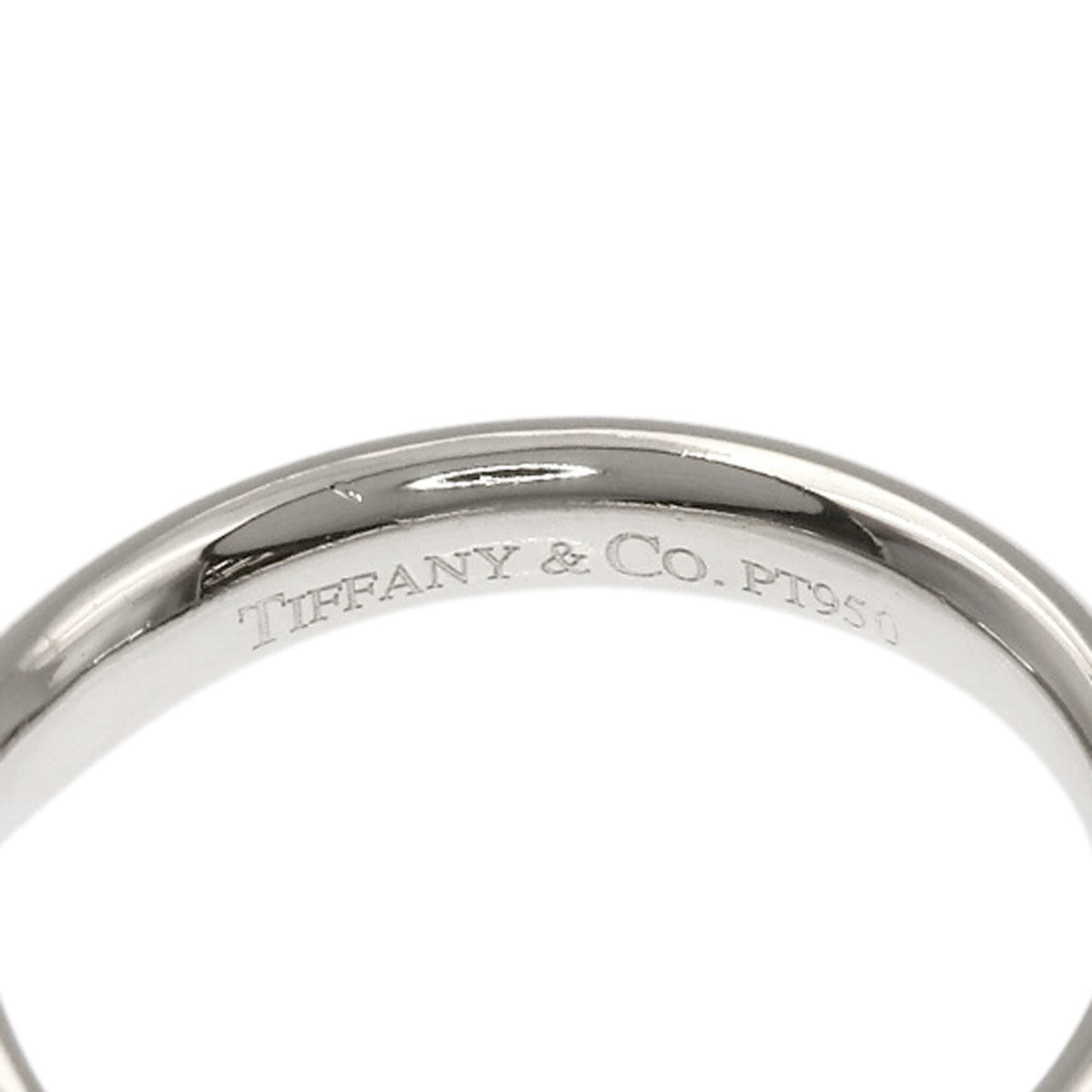 Tiffany Platinum 950 Band Ring (Pre-Owned)