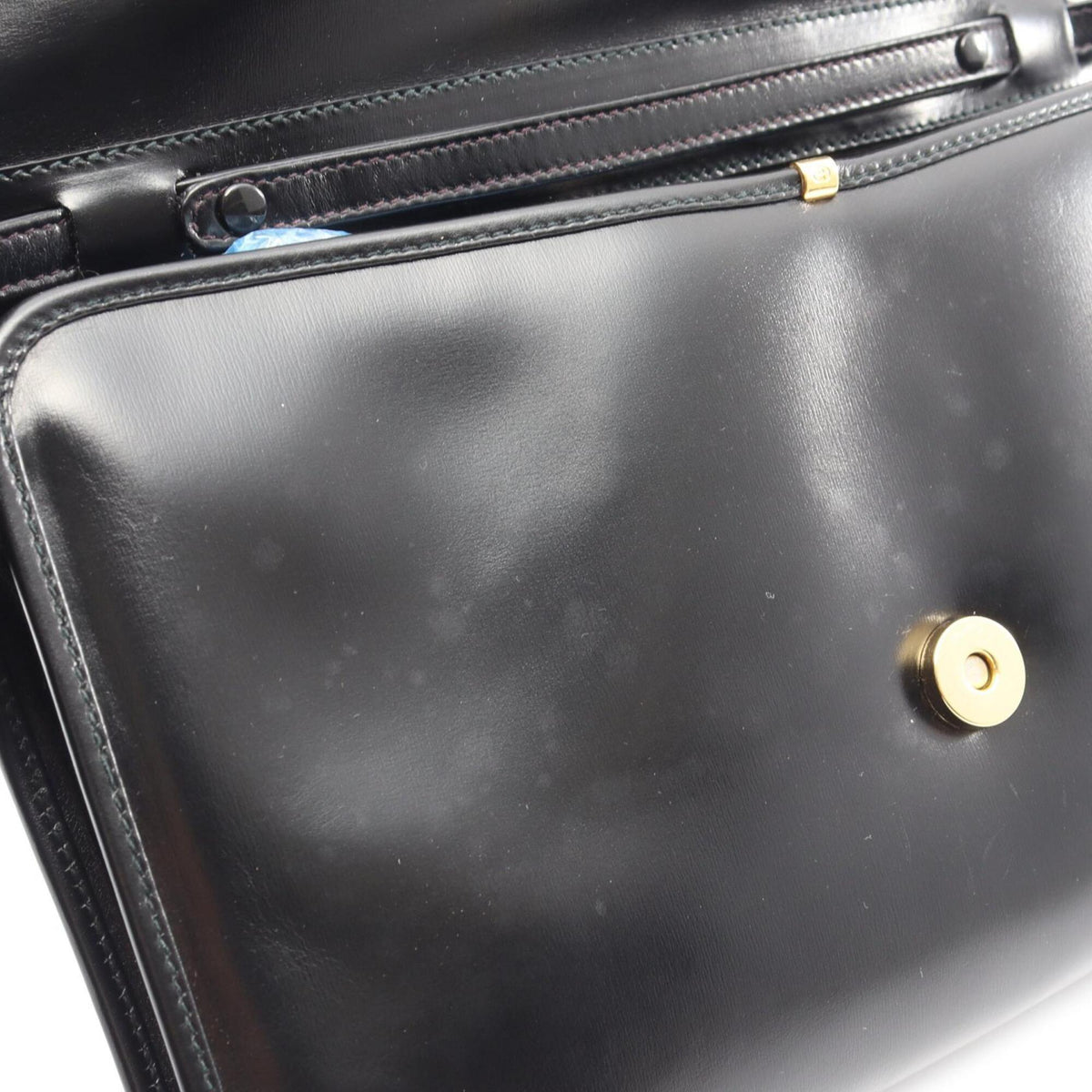 Gucci Black Leather Shoulder Bag (Pre-Owned)