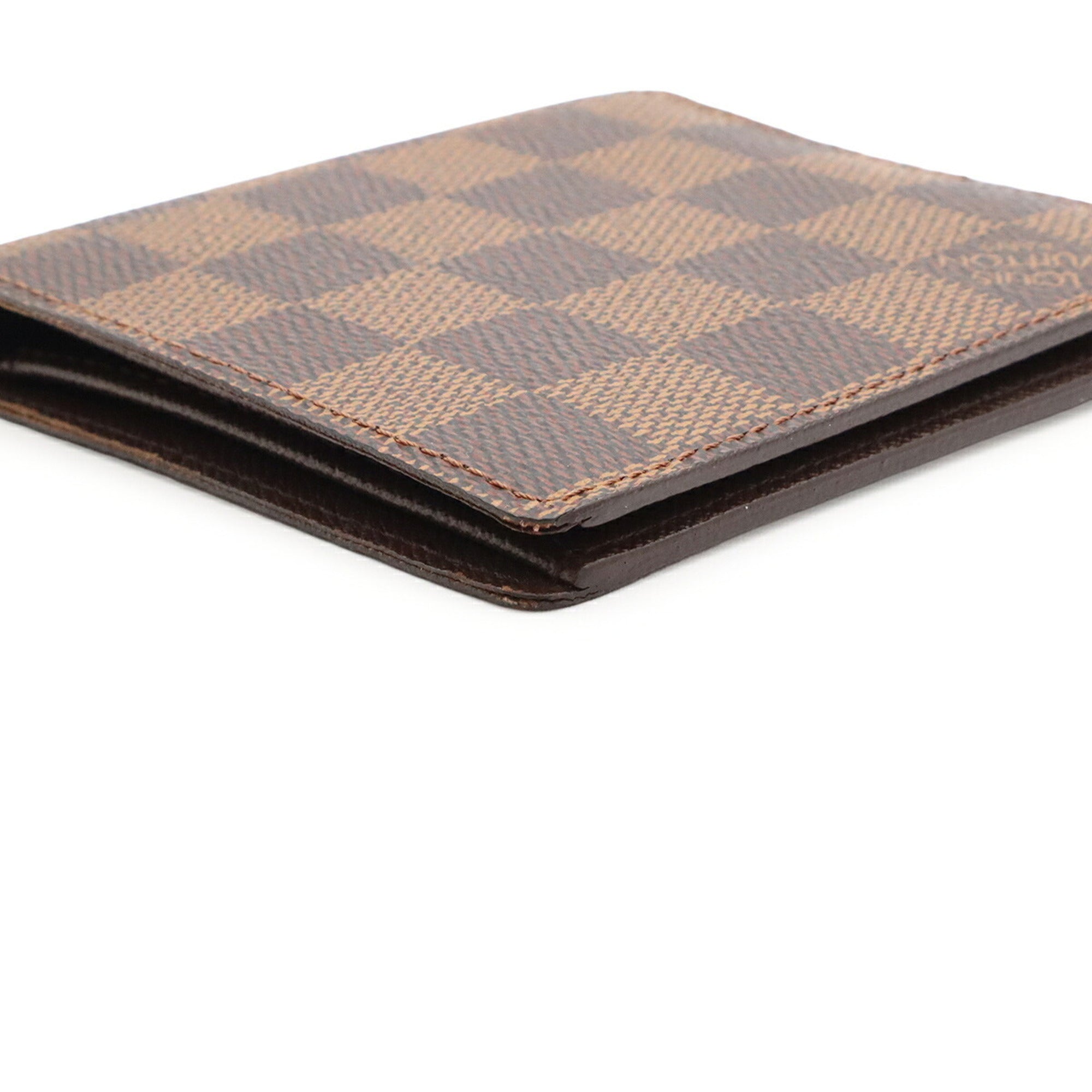 Louis Vuitton Brown Pvc Coated Canvas Bill Wallet (Bi-Fold) (Pre-Owned)