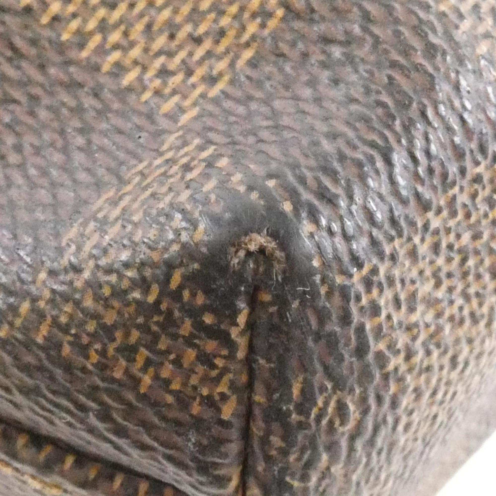 Louis Vuitton Brown Coated Canvas Handbag (Pre-Owned)