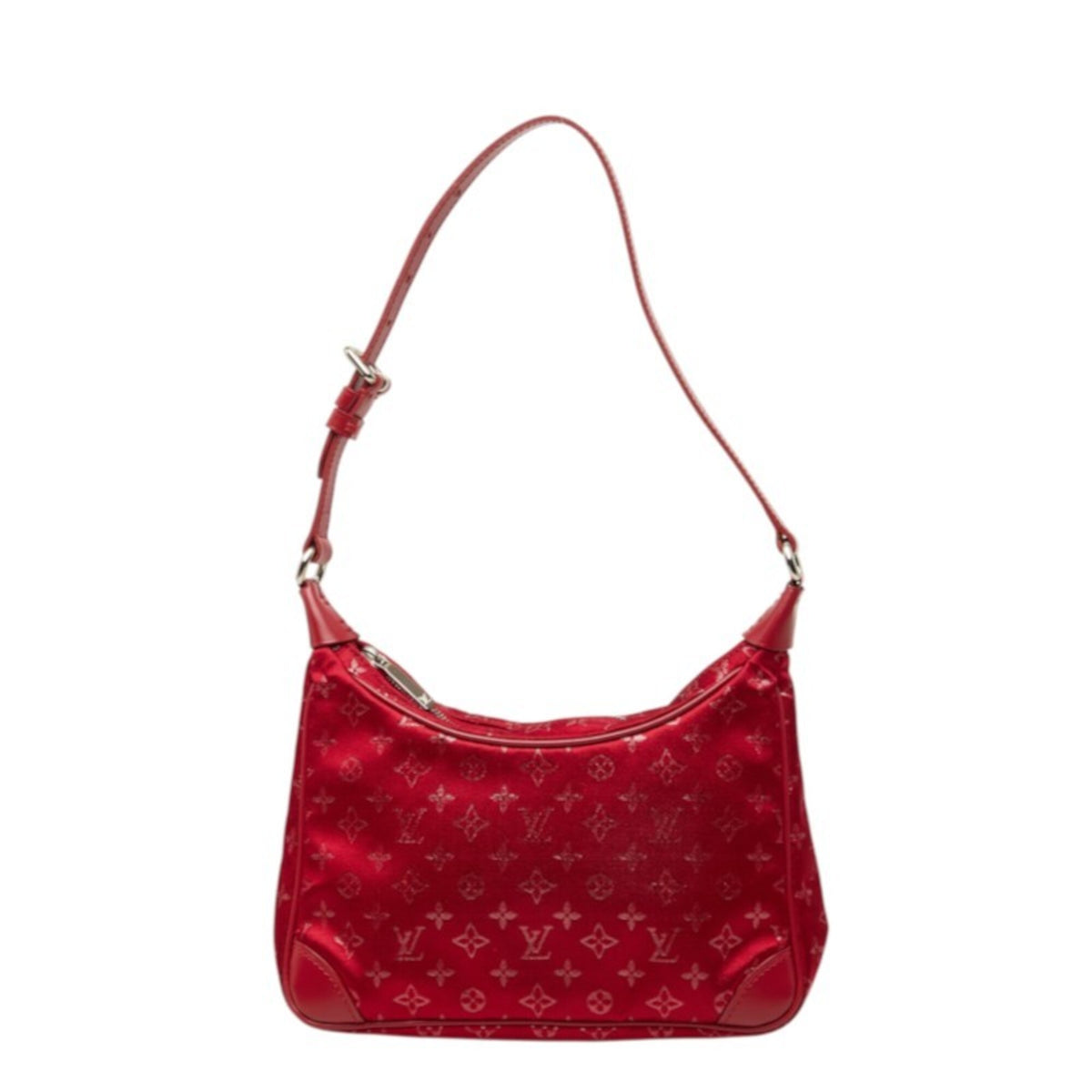 Louis Vuitton Monogram Red Color Rouge Leather Handbag Shoulder Bag (Pre-Owned)