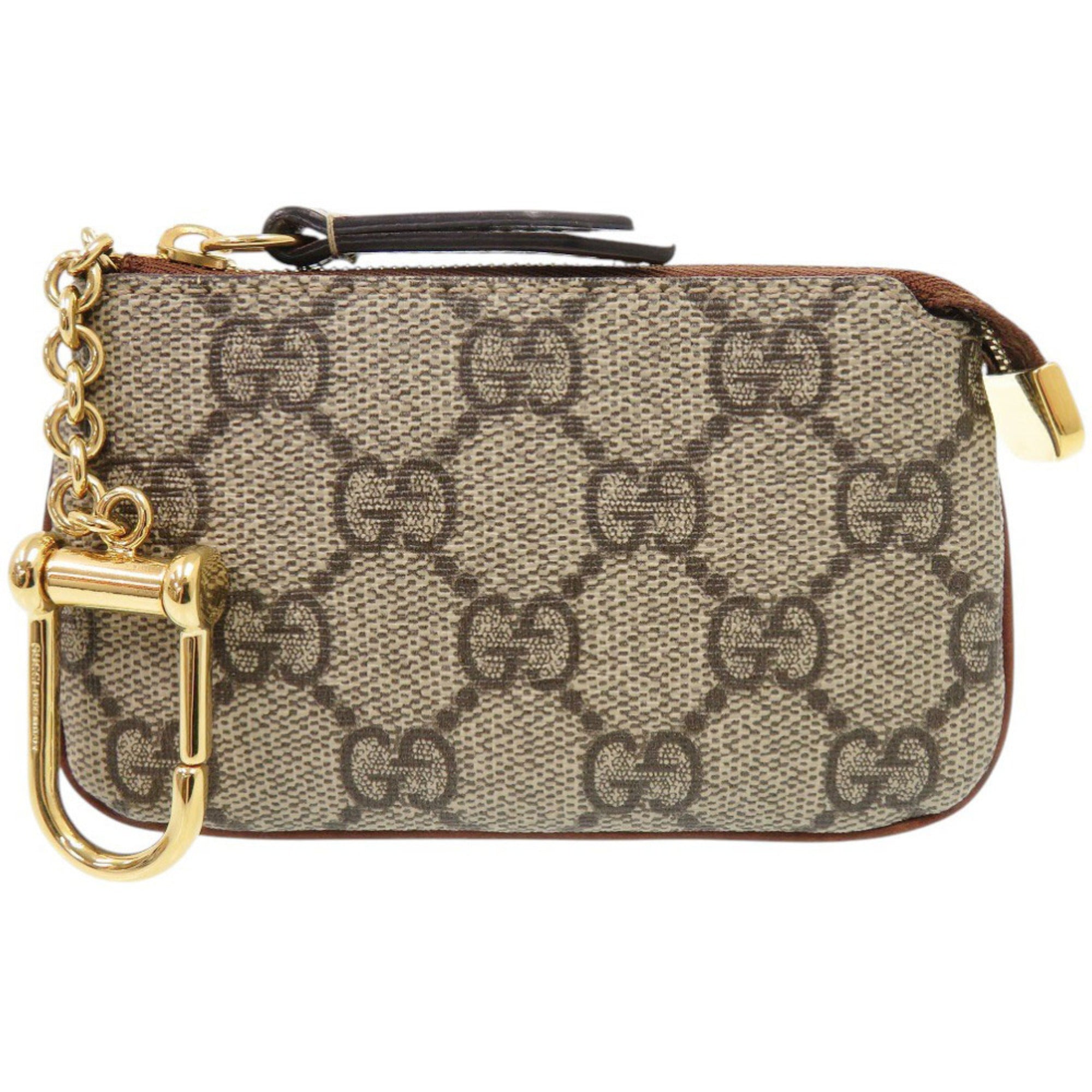 Gucci Beige Gg Supreme Coin Purse/Coin Case (Pre-Owned)