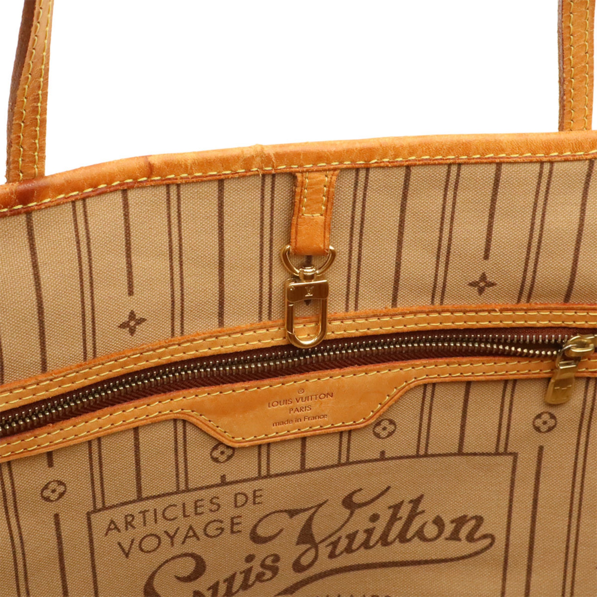 Louis Vuitton Brown Monogram Canvas Pvc Coated Canvas Shoulder Bag Tote Bag (Pre-Owned)
