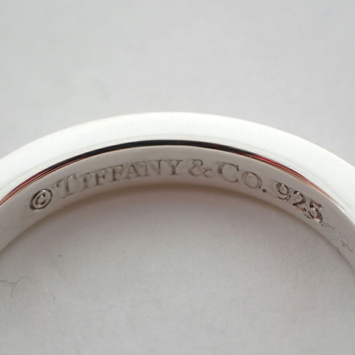 Tiffany Sterling Silver 925 Band Ring (Pre-Owned)