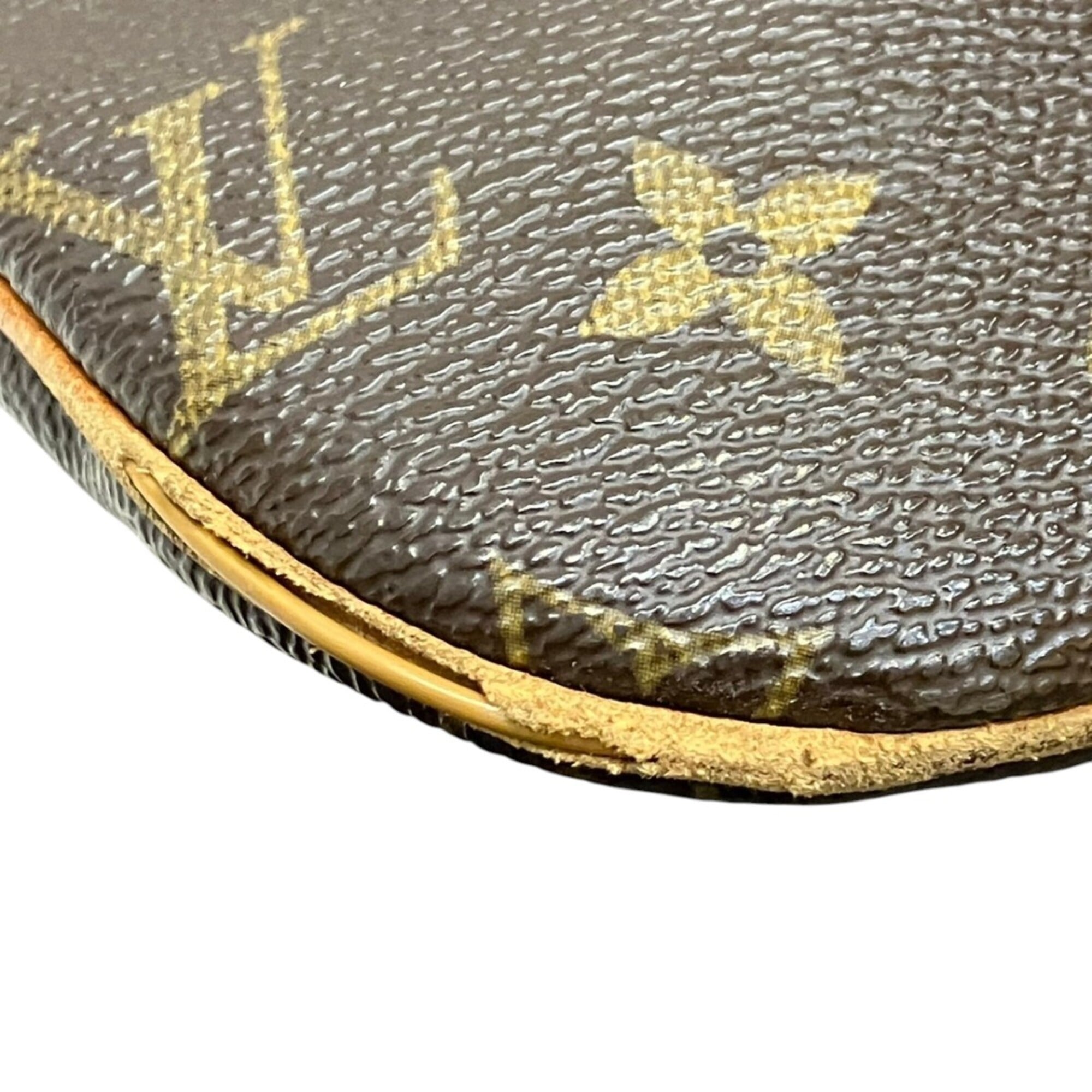 Louis Vuitton Brown Coated Canvas Pochette Shoulder Bag (Pre-Owned)