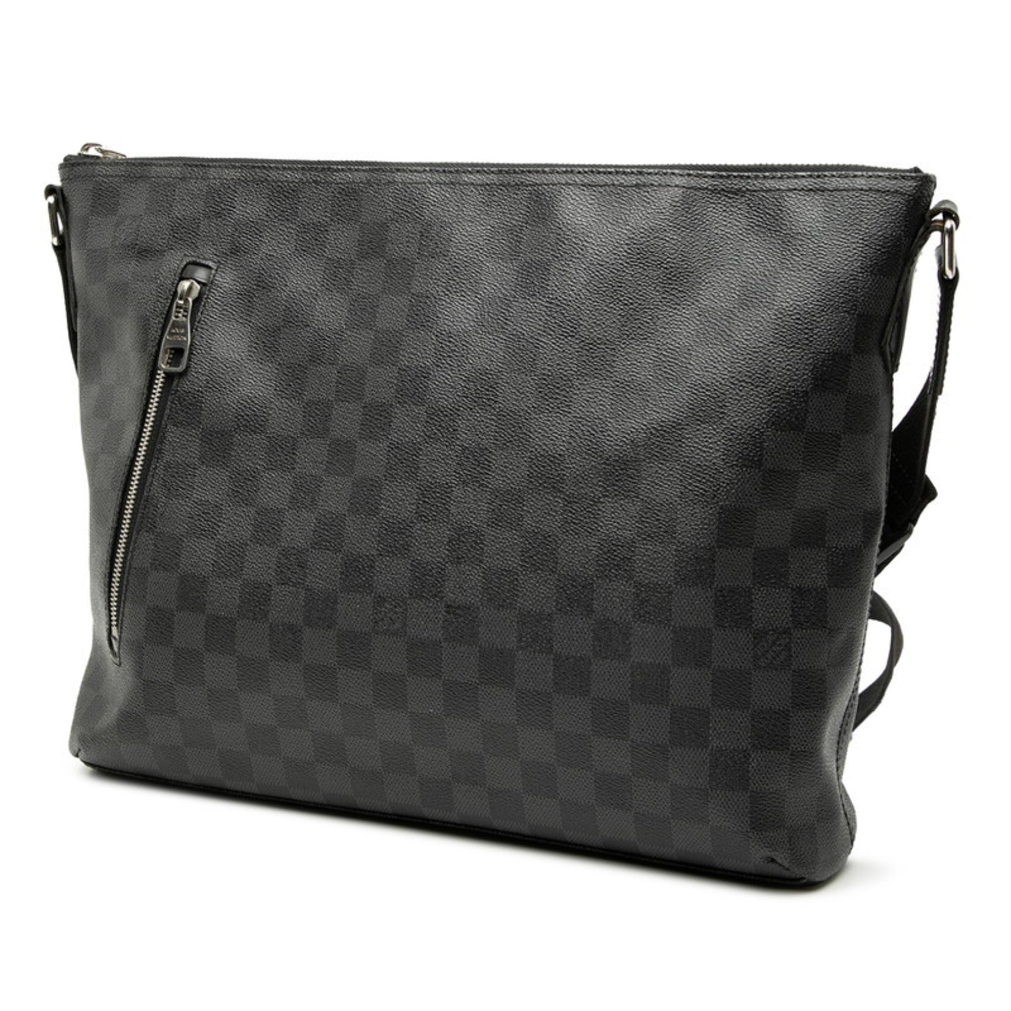 Louis Vuitton Black Pvc Leather Shoulder Bag (Pre-Owned)