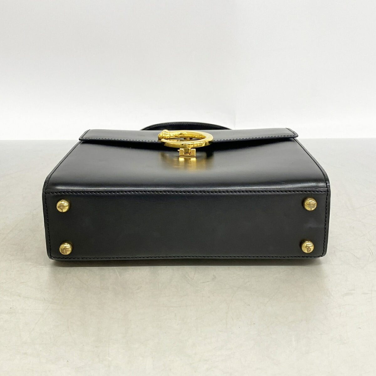 Cartier Black Leather Handbag (Pre-Owned)