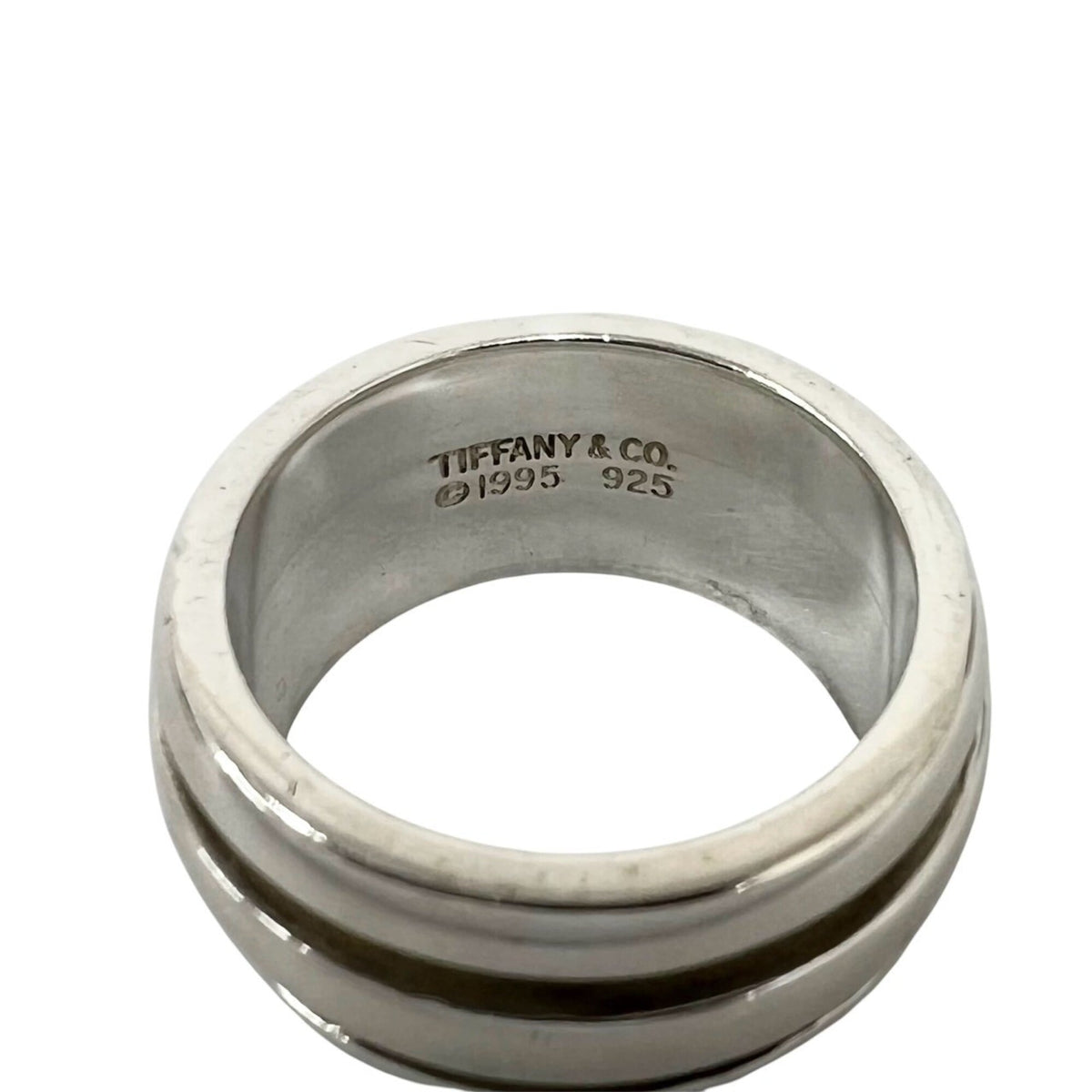 Tiffany Silver Silver 925 Band Ring (Pre-Owned)