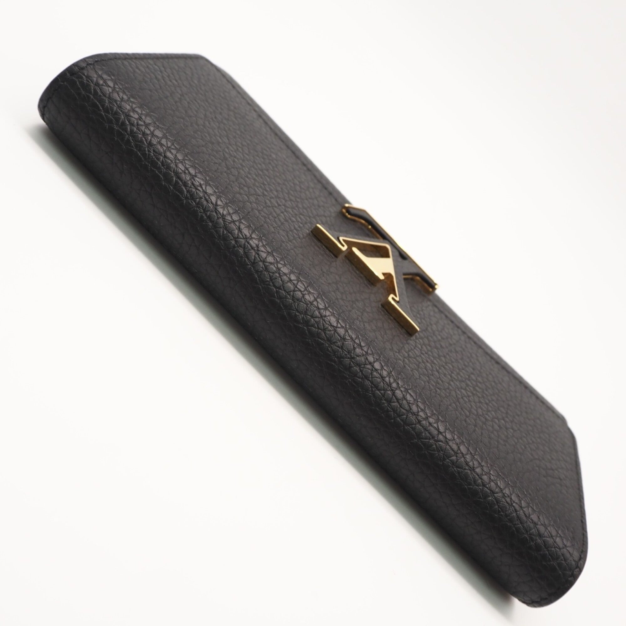 Louis Vuitton Black Noir Pink Leather Coin Purse/Coin Case (Pre-Owned)