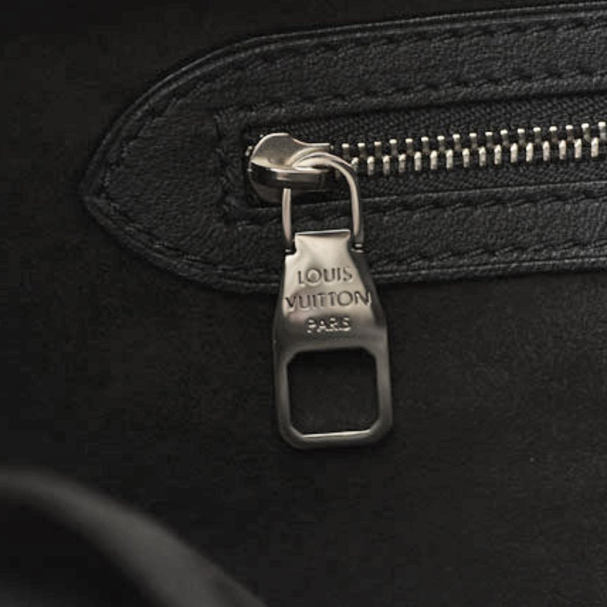 Louis Vuitton Monogram Antheia Black Silver Leather Handbag Shoulder Bag (Pre-Owned)