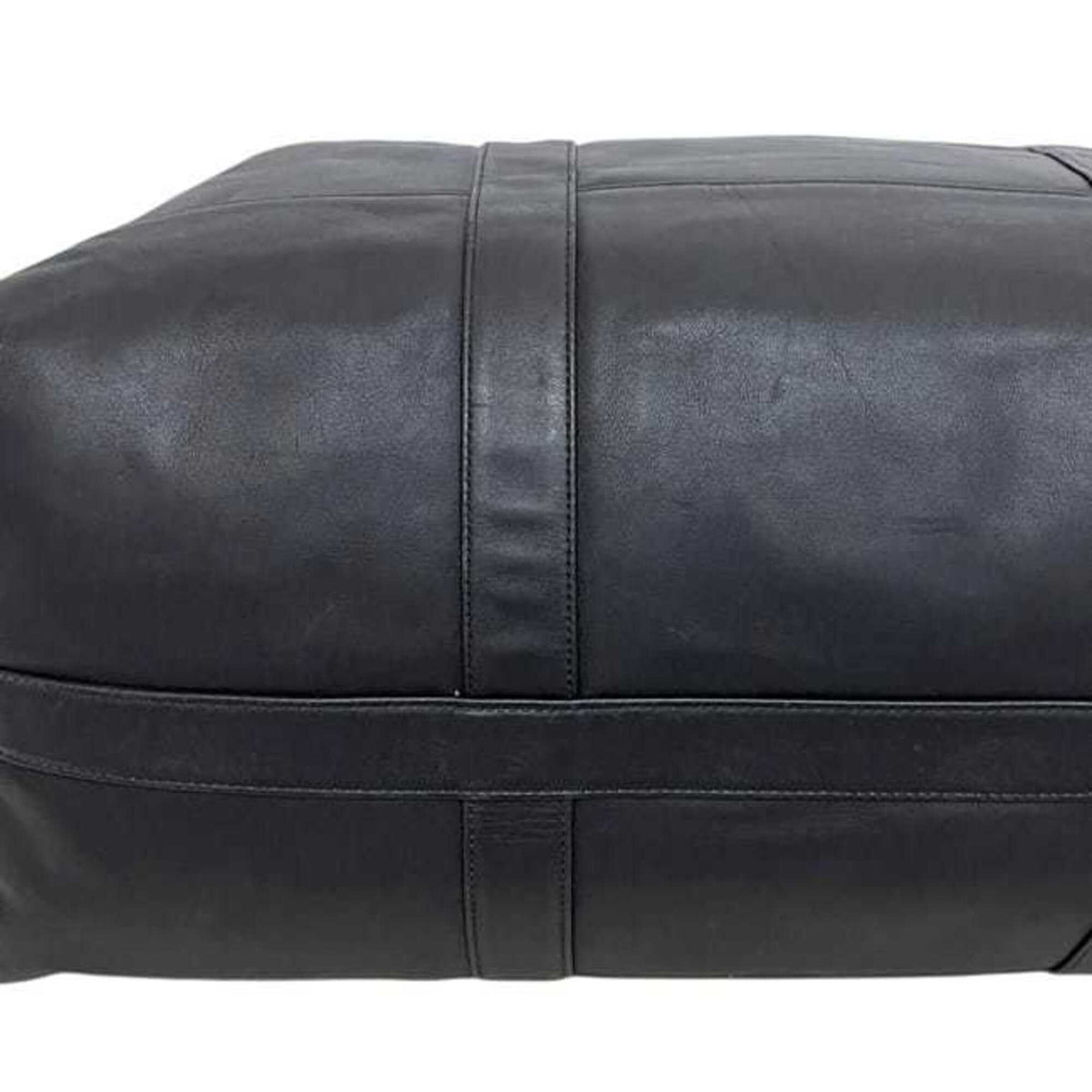 Coach Black Leather Boston Bag (Pre-Owned)