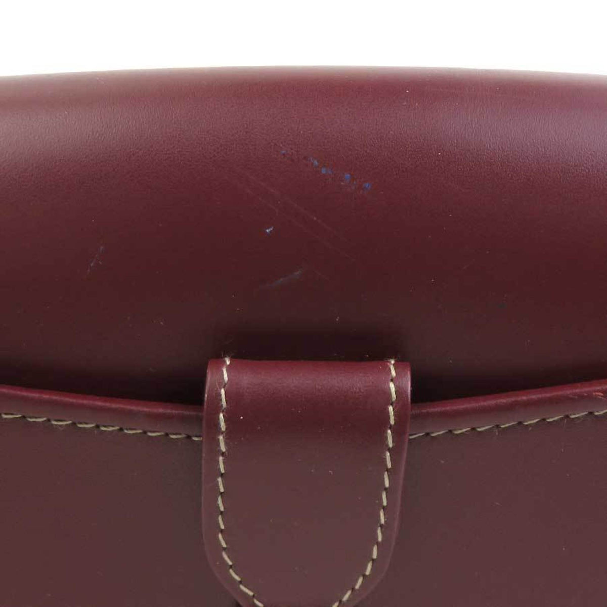 Cartier Must Bordeaux Leather Shoulder Bag (Pre-Owned)