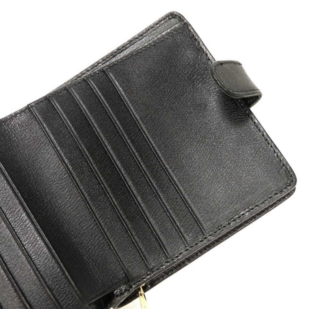 Loewe Black Leather Wallet (Bi-Fold) (Pre-Owned)