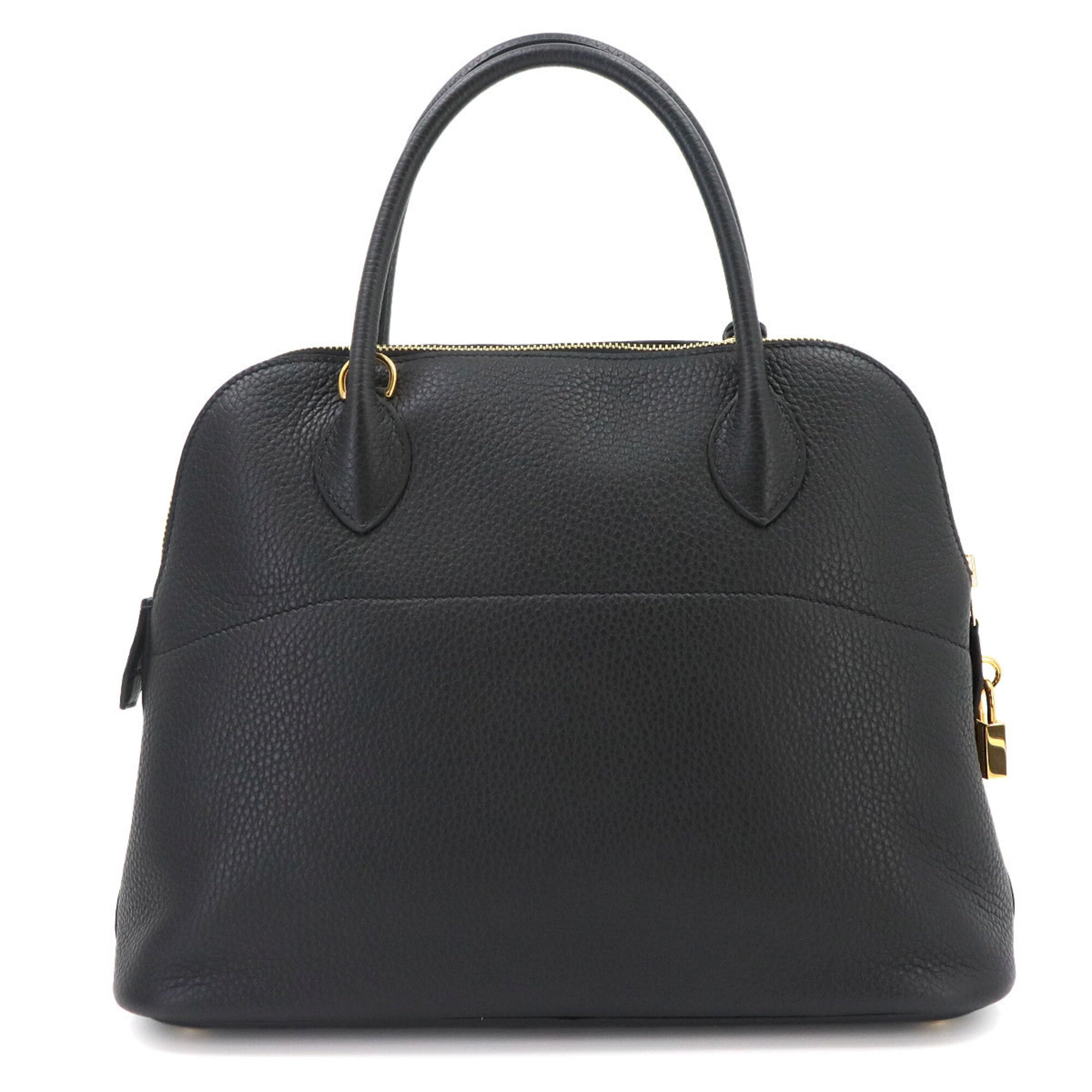 Hermes Bolide Black Taurillon Clemence Leather Handbag (Pre-Owned)