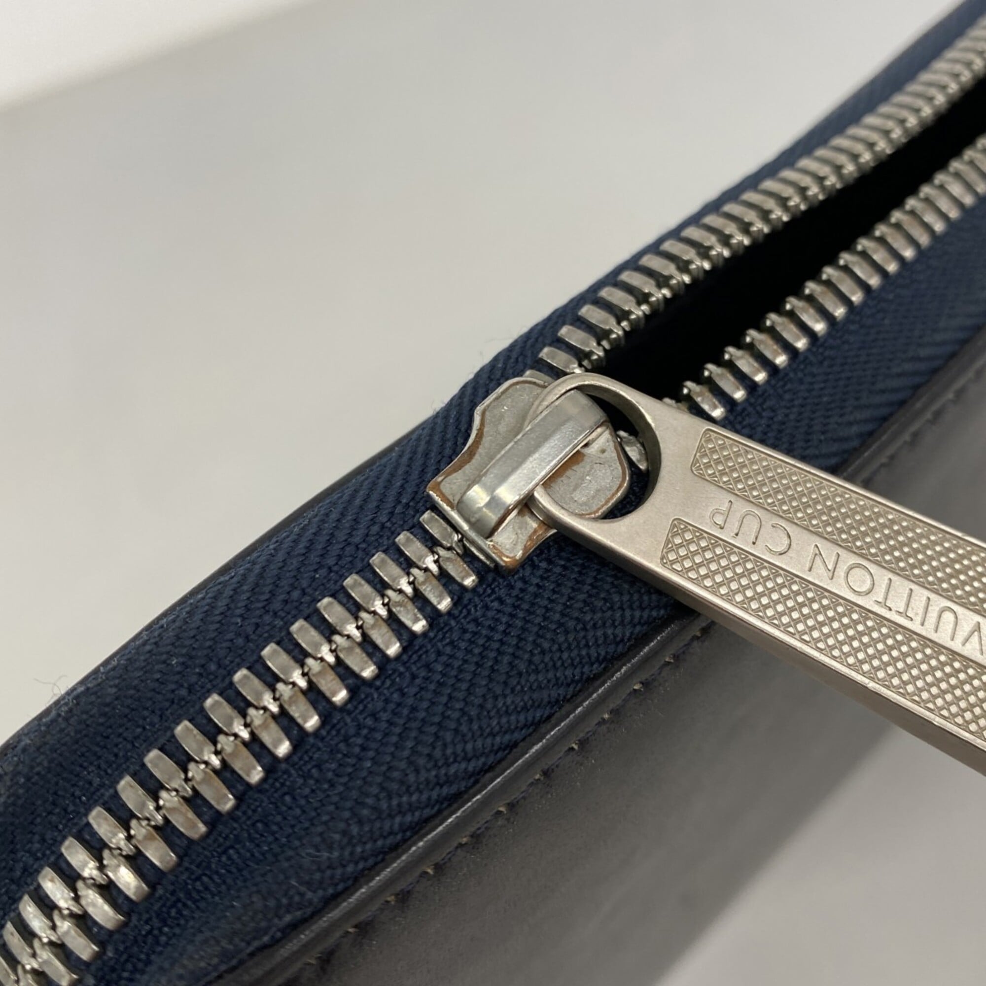 Louis Vuitton Navy Long Wallet (Bi-Fold) (Pre-Owned)