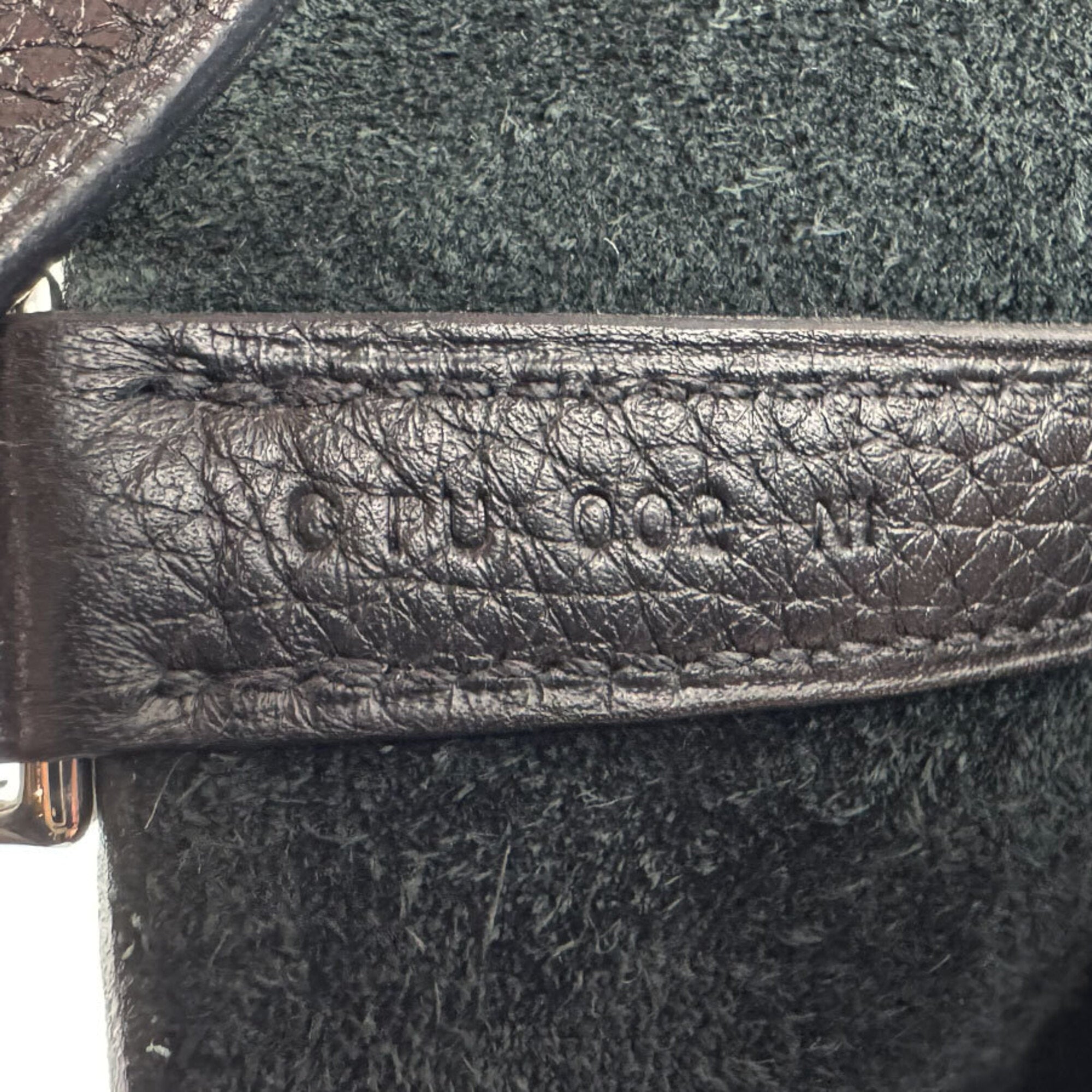 Hermes Black Taurillon Clemence Leather Handbag (Pre-Owned)