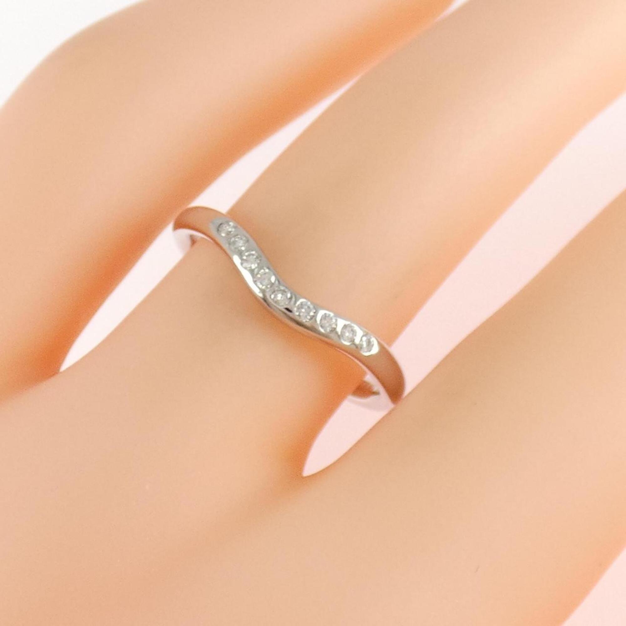 Tiffany Platinum Platinum 950 Band Ring (Pre-Owned)