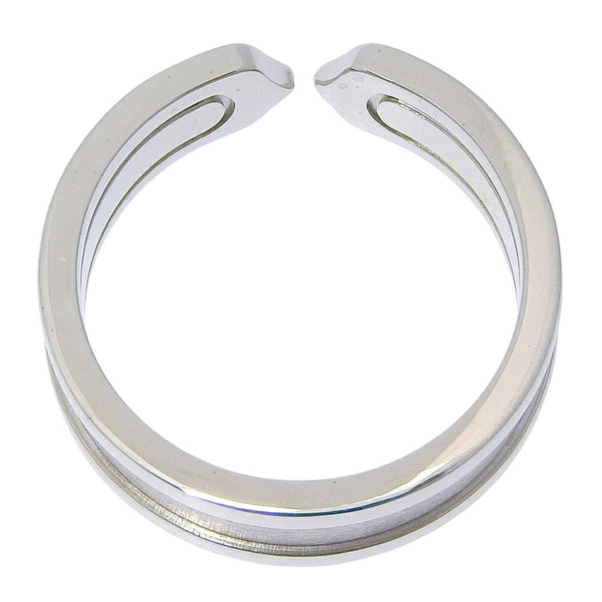 Cartier White Gold White Gold (18K) Band Ring (Pre-Owned)