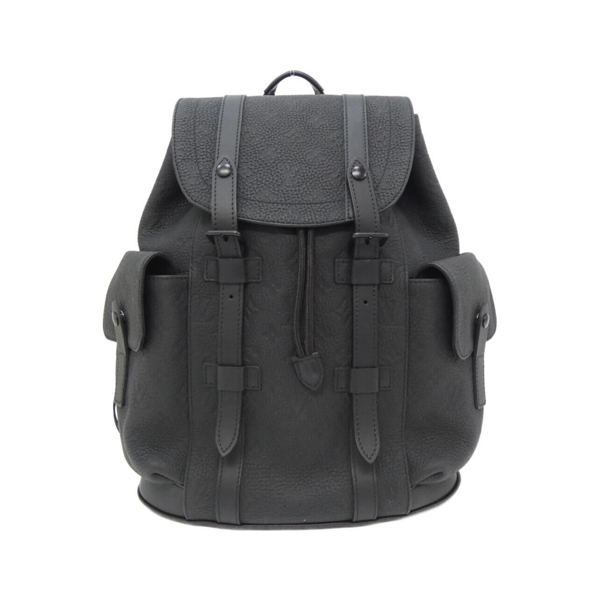 LOUIS VUITTON Christopher mm Black Monogram Taurillon Leather