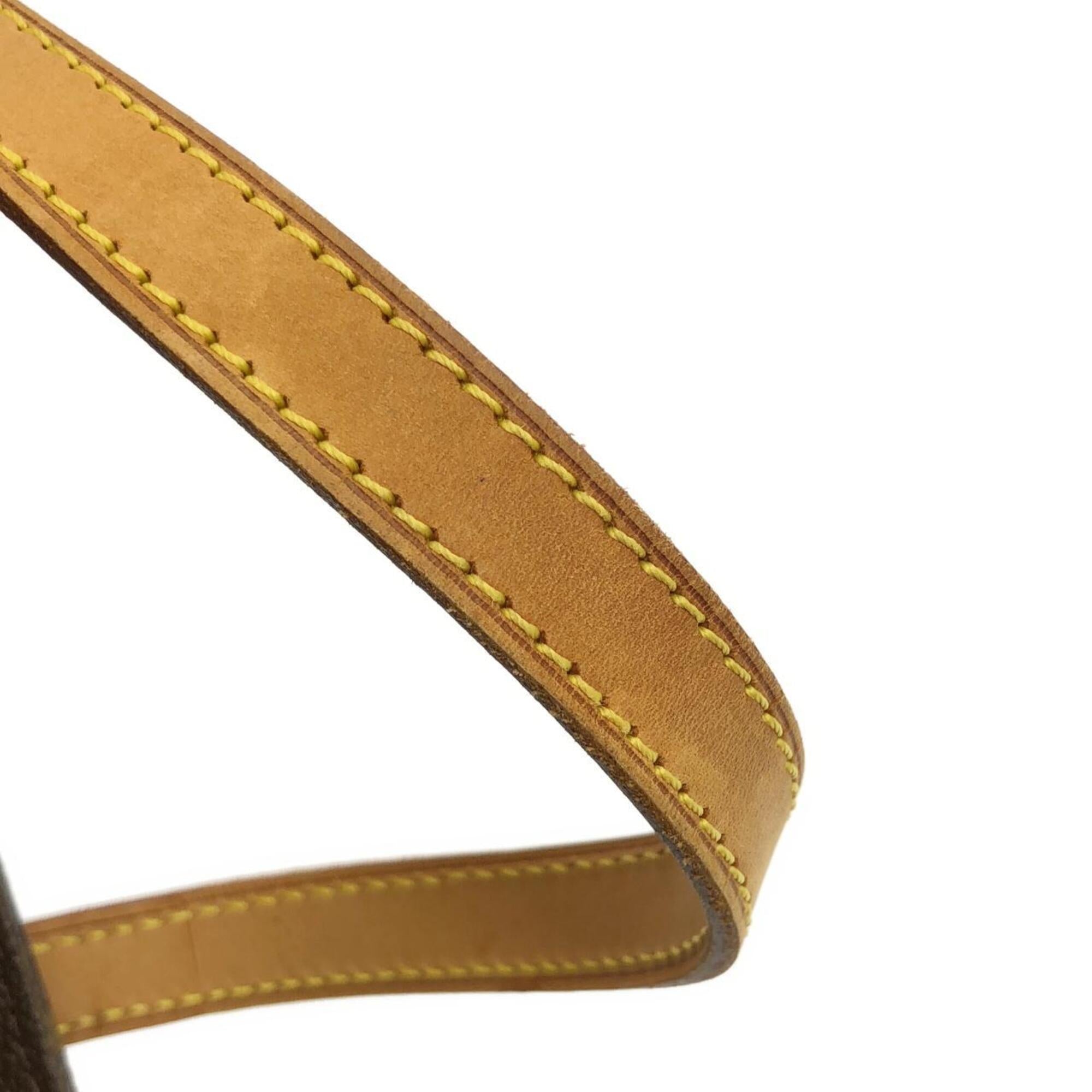 Louis Vuitton Marron Coated Canvas Handbag (Pre-Owned)
