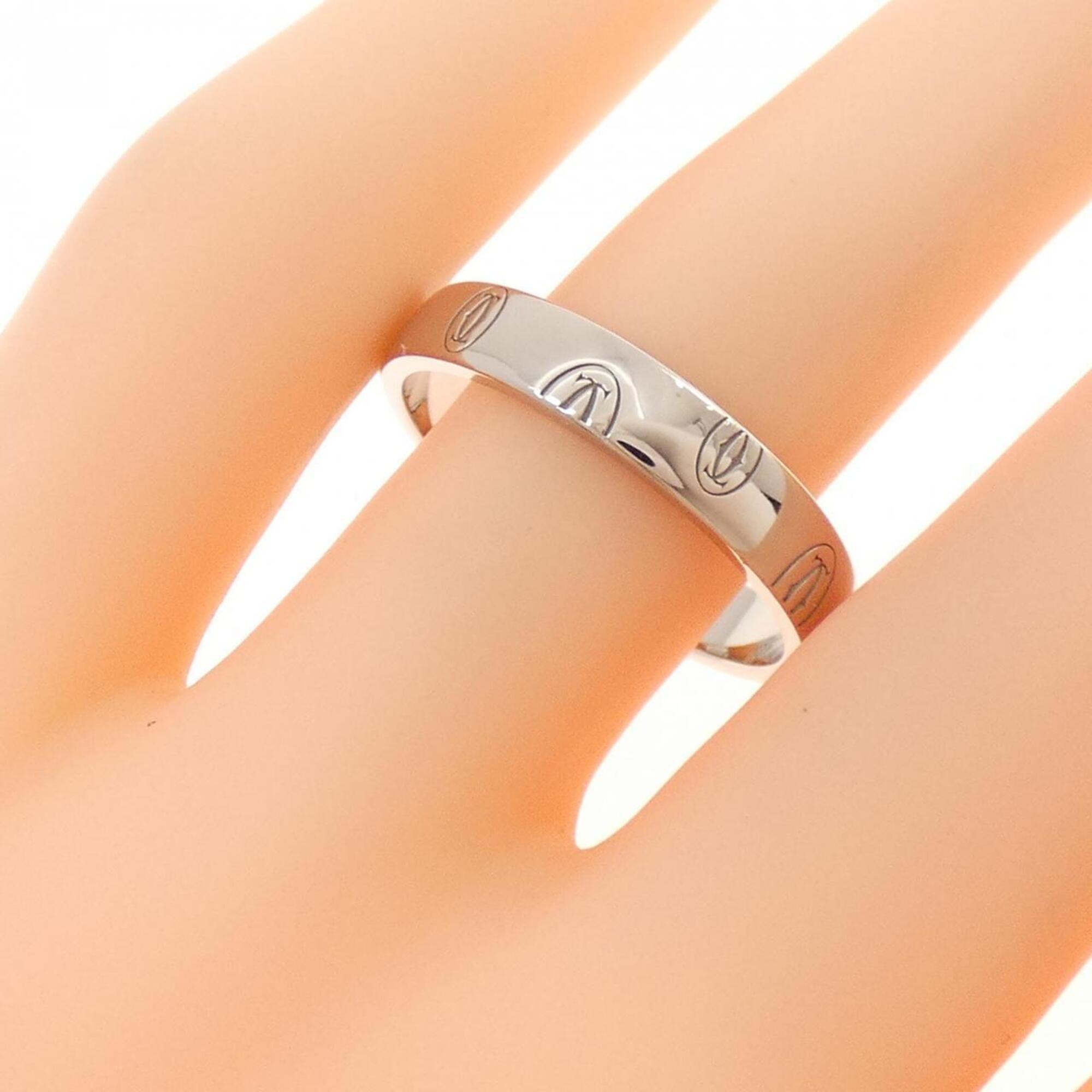 Cartier Happy Birthday White Gold White Gold (18K) Band Ring (Pre-Owned)