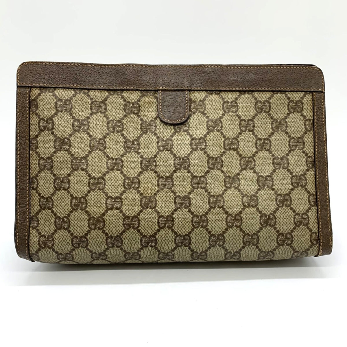 Gucci Brown Clutch Bag (Pre-Owned)
