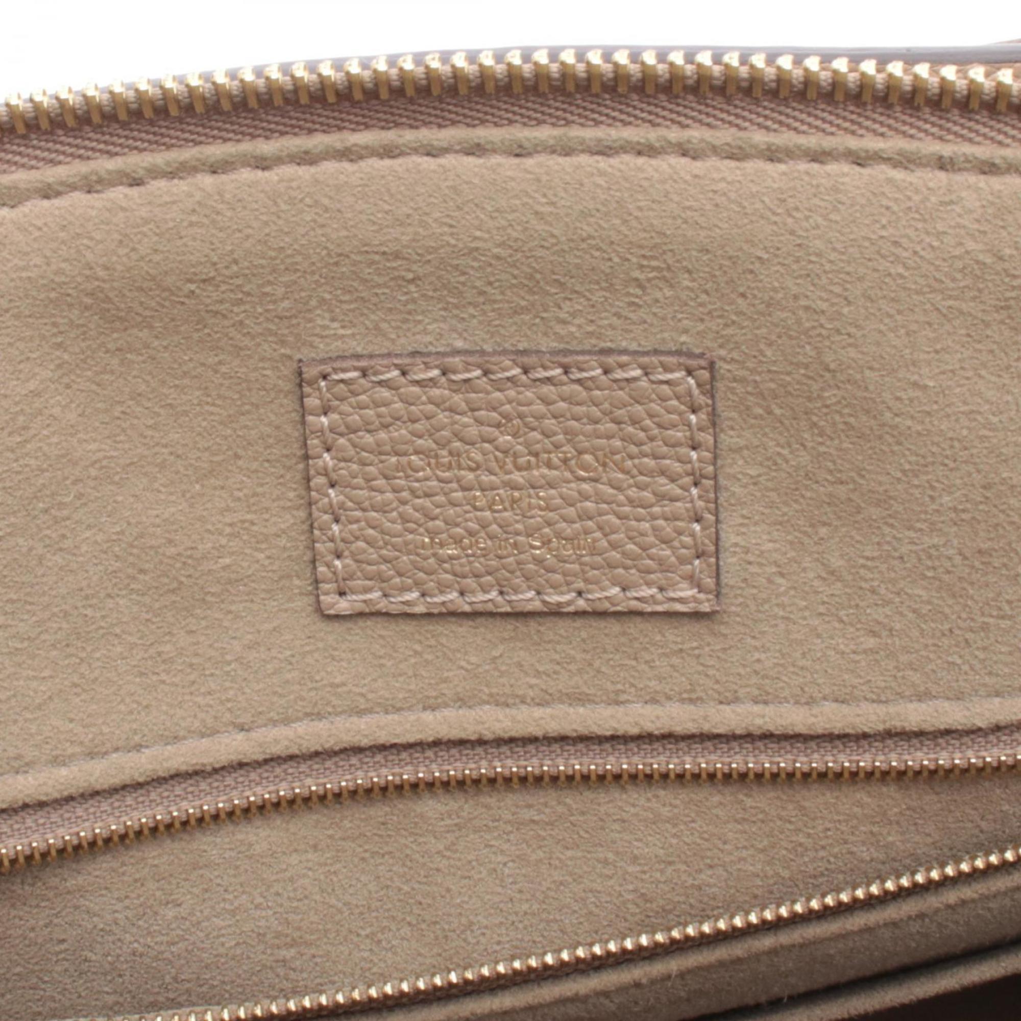 Louis Vuitton Beige Tourterelle Monogram Empreinte Handbag (Pre-Owned)
