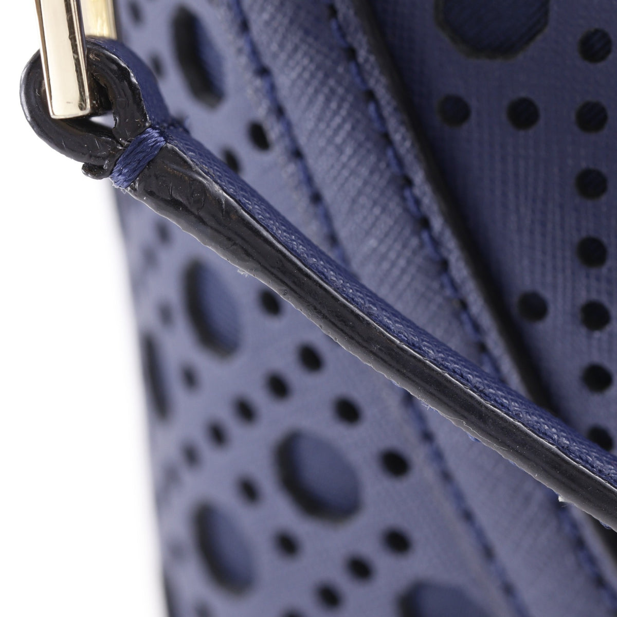 Kate Spade Navy Leather Handbag (Pre-Owned)