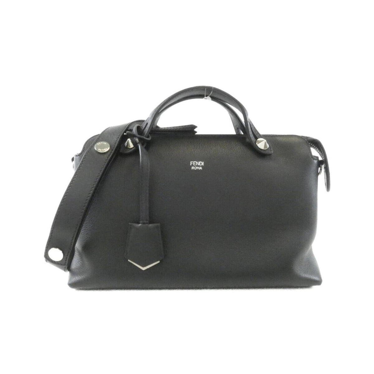 Fendi Black Leather Handbag (Pre-Owned)