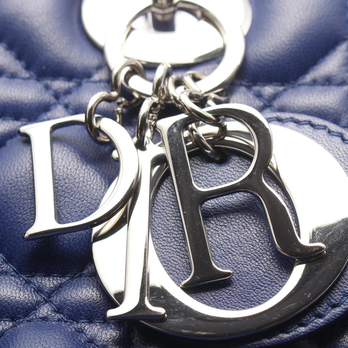 Christian Dior Blue Leather Handbag (Pre-Owned)