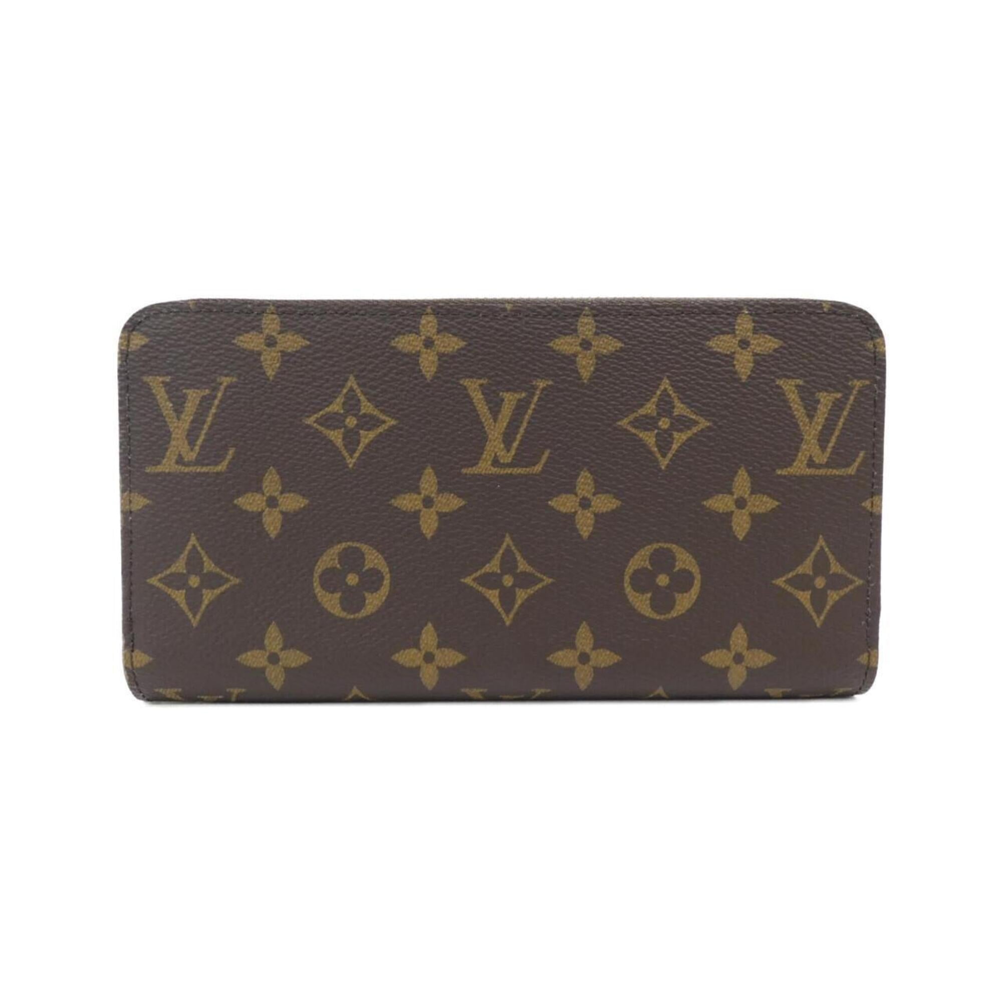 Louis Vuitton Brown Coated Canvas Long Wallet (Bi-Fold) (Pre-Owned)