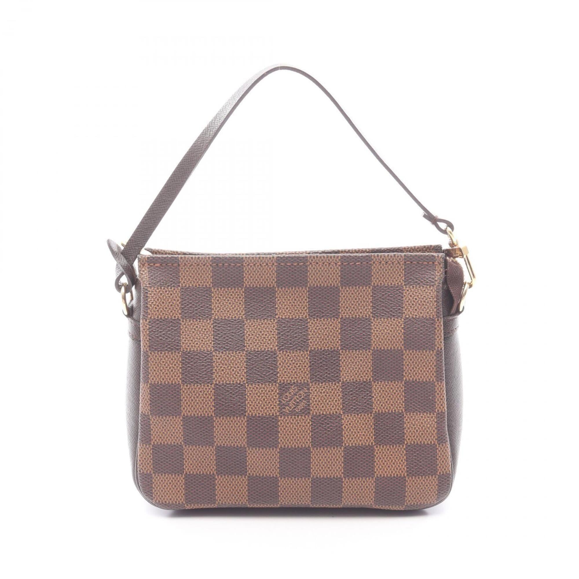 Louis Vuitton Brown Damier Canvas Coated Canvas Damier Canvas Leather Handbag (Pre-Owned)