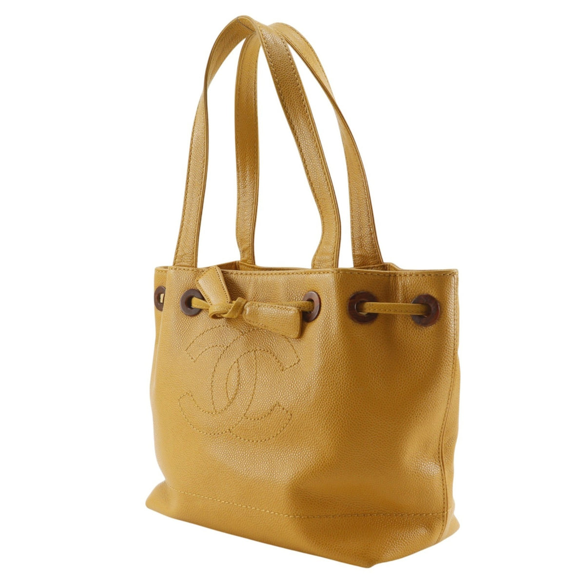 Chanel Camel Grained Calfskin Tote Bag (Pre-Owned)
