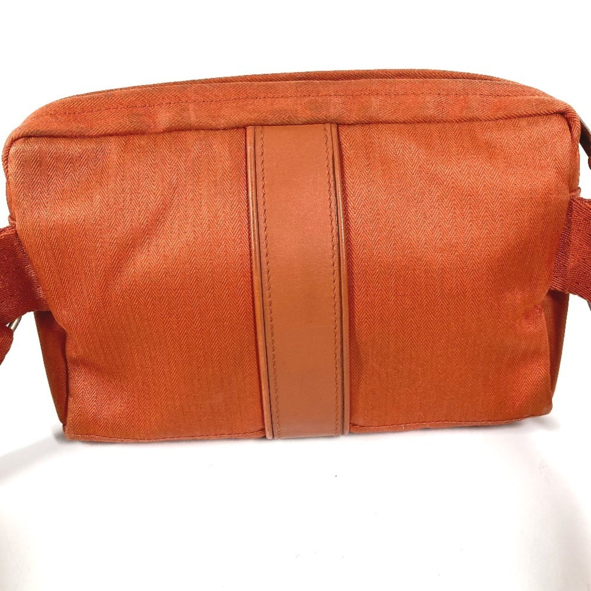 Hermes Acapulco Orange Polyamide Cotton Fanny Pack Shoulder Bag (Pre-Owned)