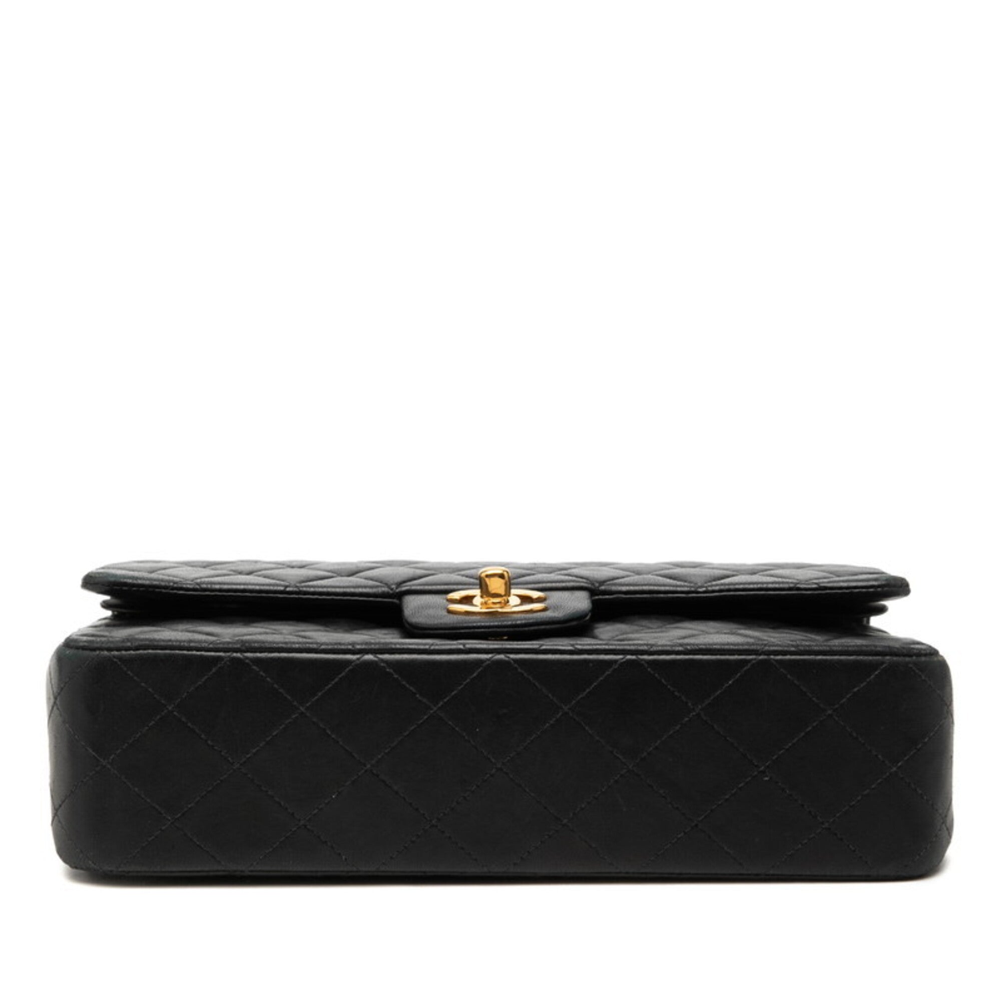 Chanel Navy Leather Shoulder Bag (Pre-Owned)