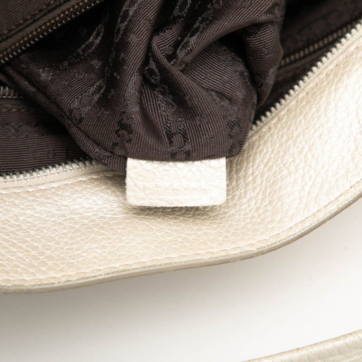 Celine Bittersweet White Leather Handbag (Pre-Owned)