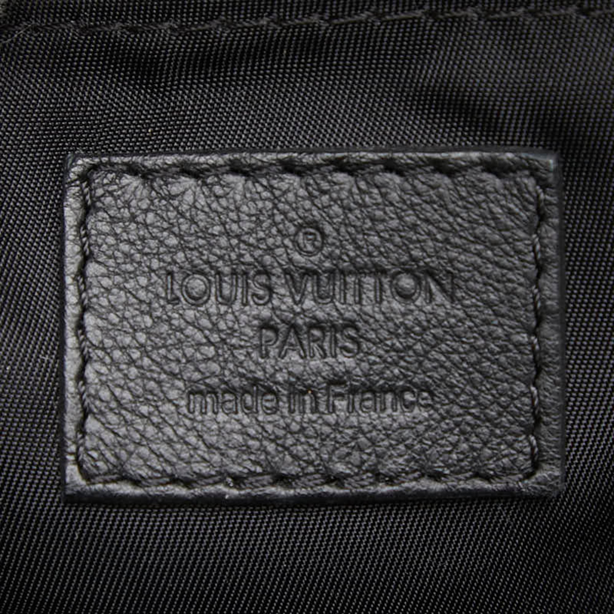 Louis Vuitton Black Brown Leopard Pvc Leather Backpack Basket (Pre-Owned)