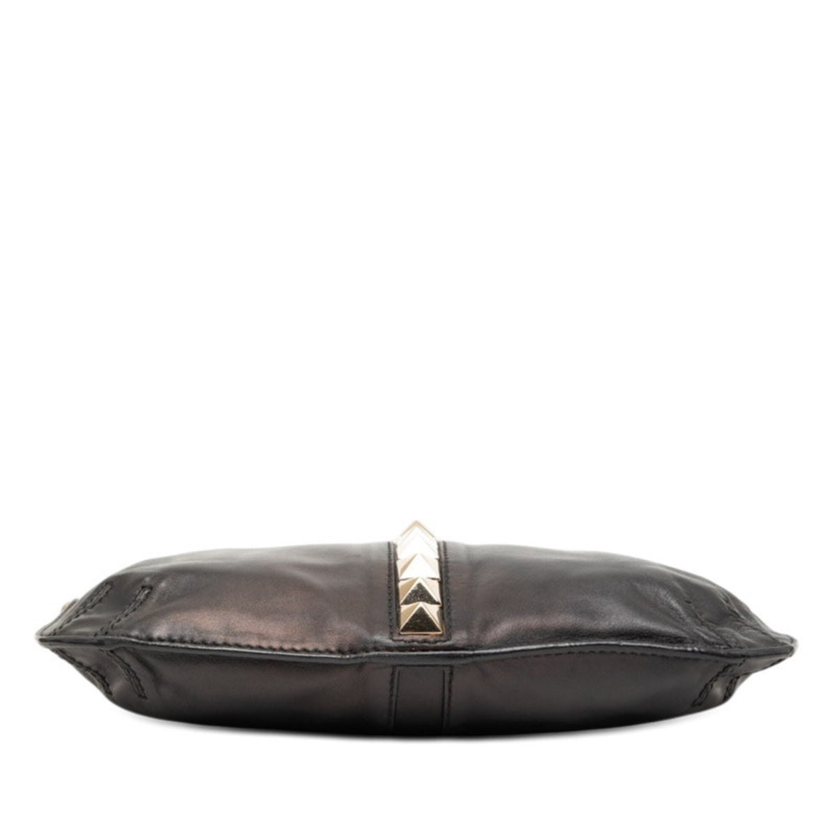 Valentino Black Leather Handbag Shoulder Bag (Pre-Owned)