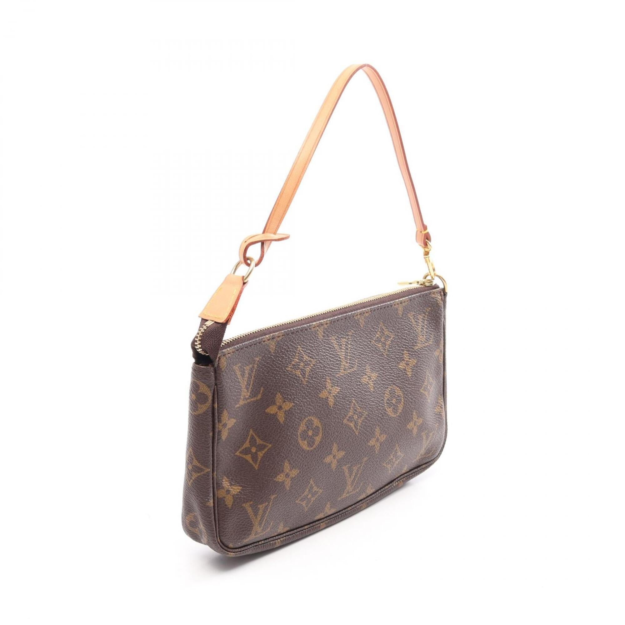 Louis Vuitton Brown Pvc Leather Handbag (Pre-Owned)