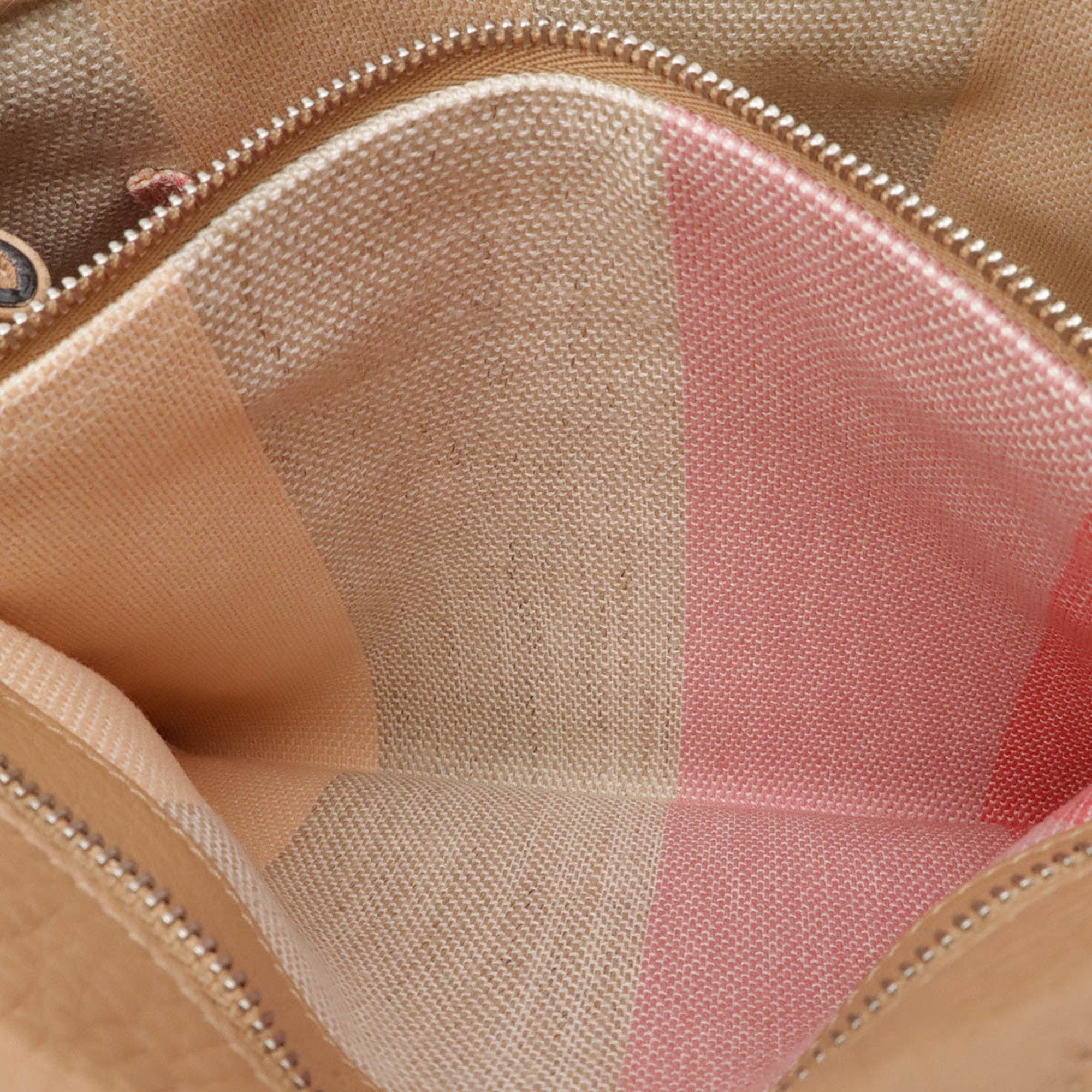 Gucci Beige Bamboo Leather Handbag Shoulder Bag (Pre-Owned)