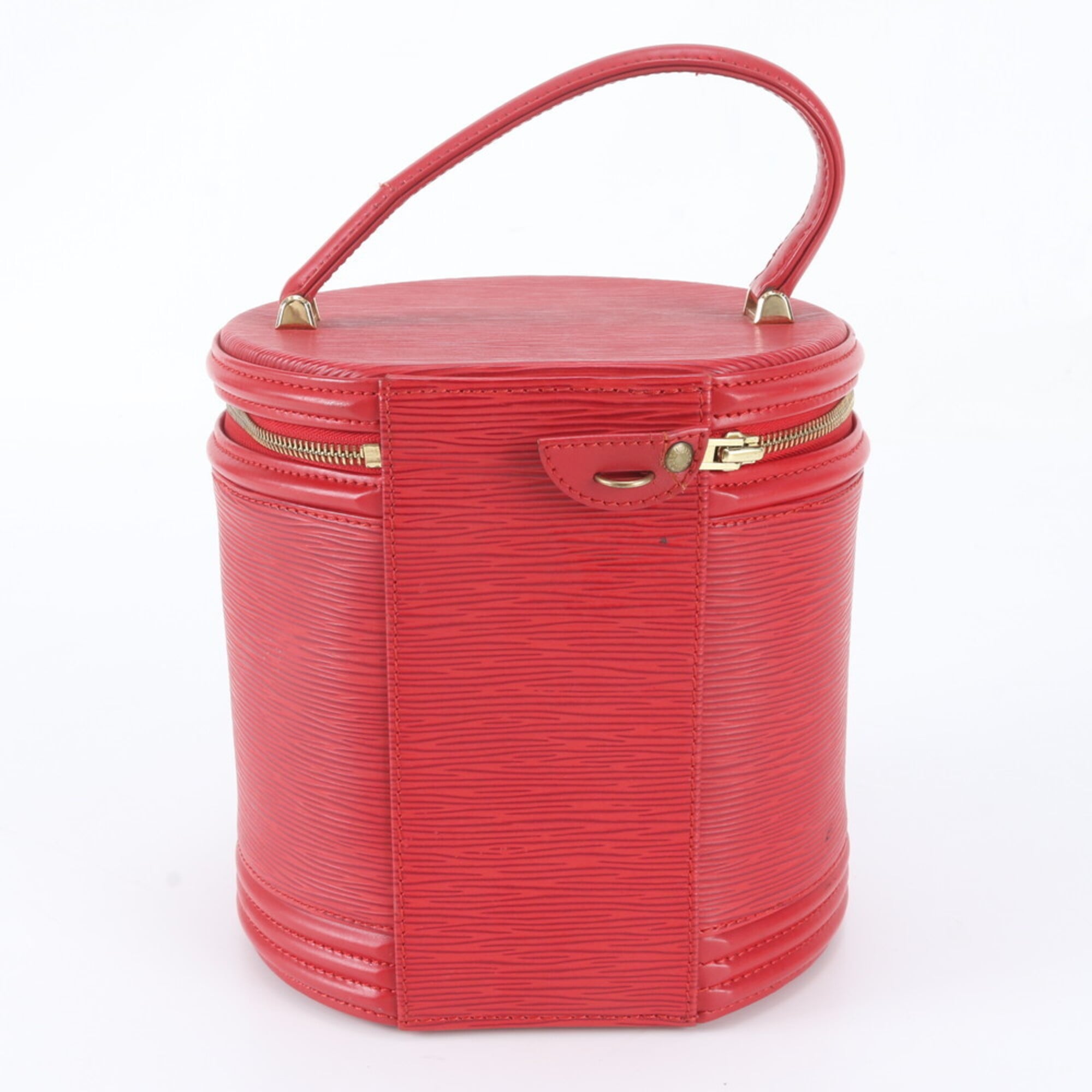 Louis Vuitton Castilian Red Leather Handbag Tote Bag (Pre-Owned)