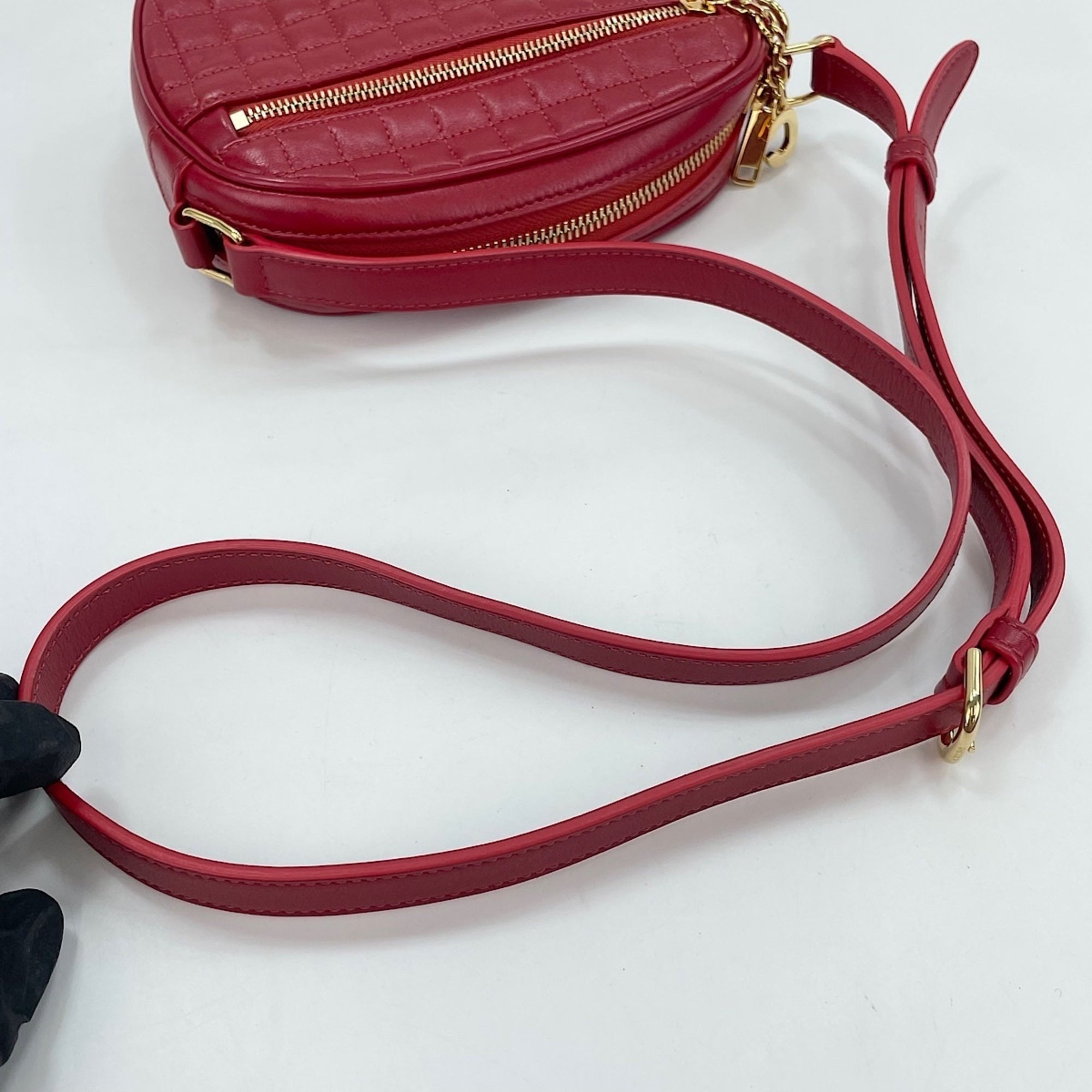 Celine Red Color Shoulder Bag (Pre-Owned)