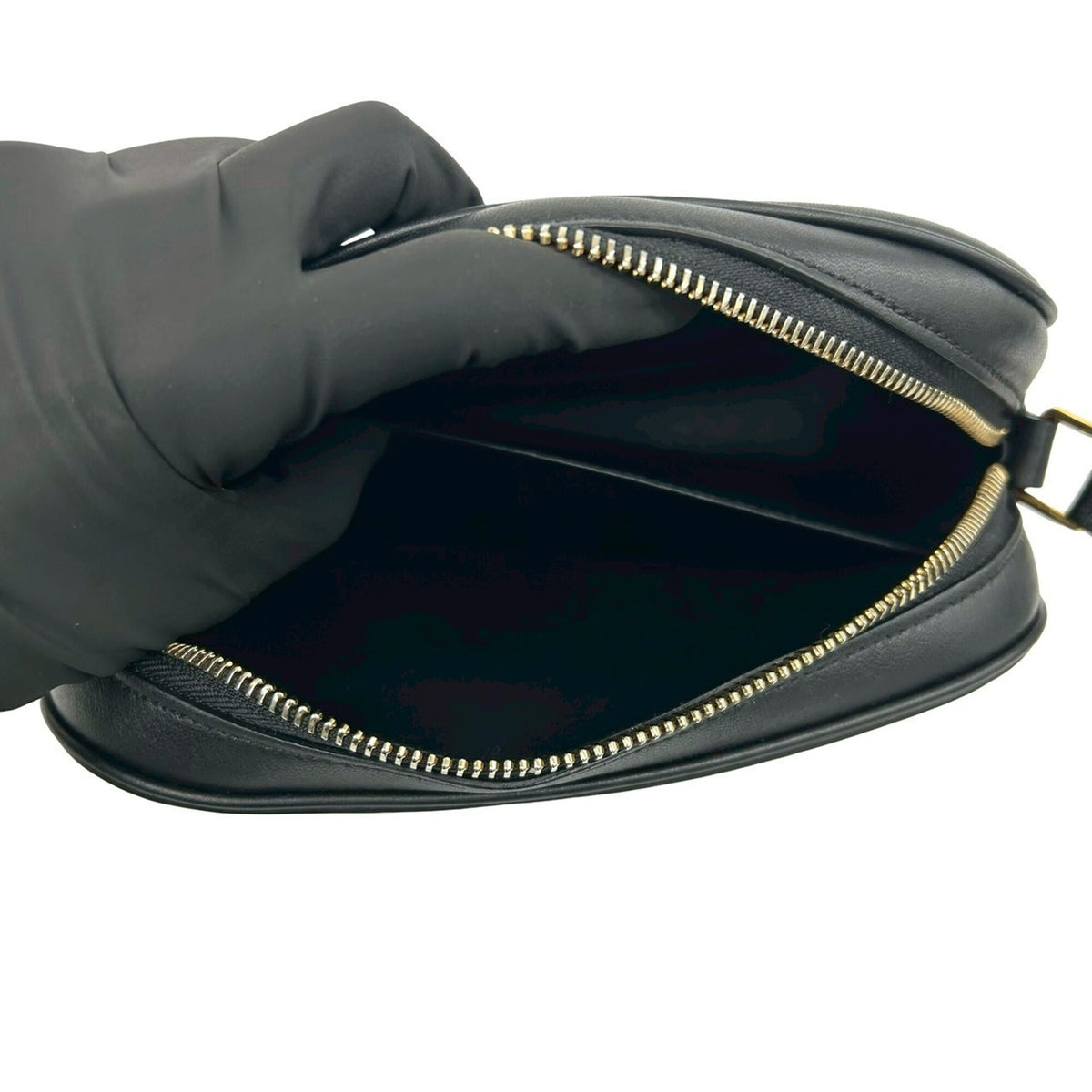 Celine Black Leather Pochette Shoulder Bag (Pre-Owned)